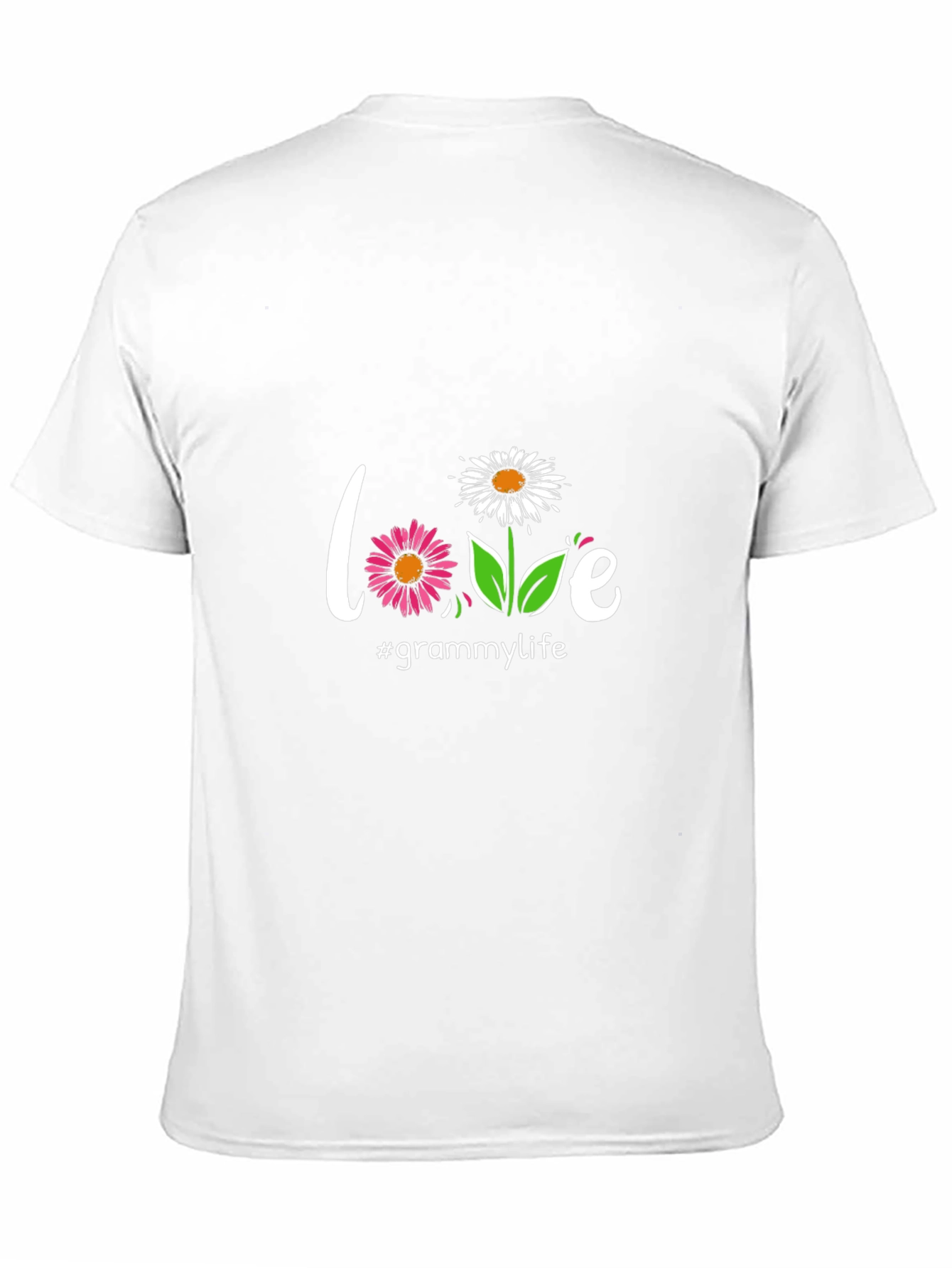 Love Grammy Life Black T-Shirt