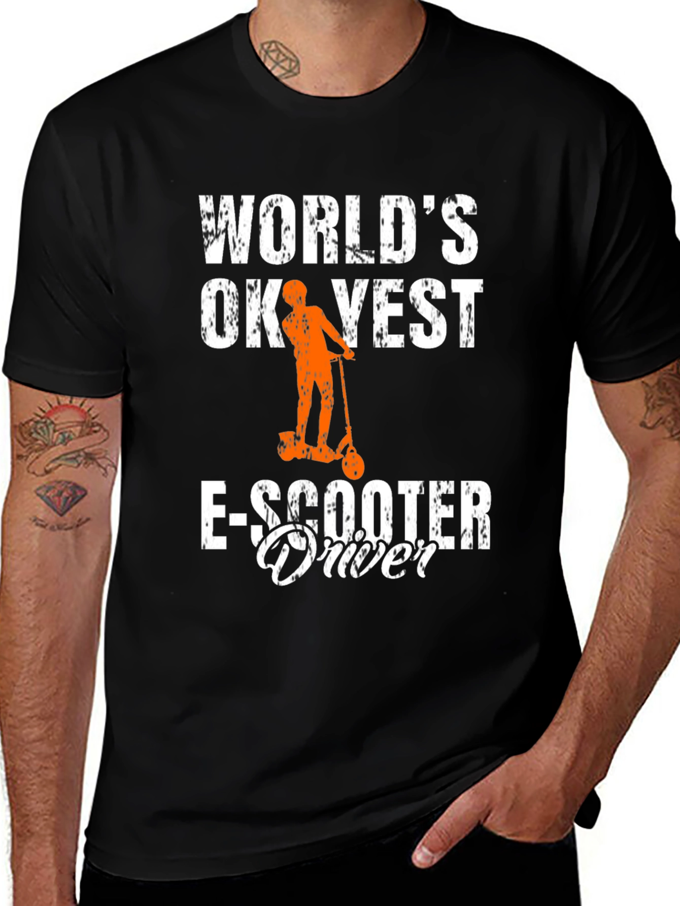 Worlds OK-est E-Scooter Driver T-Shirt