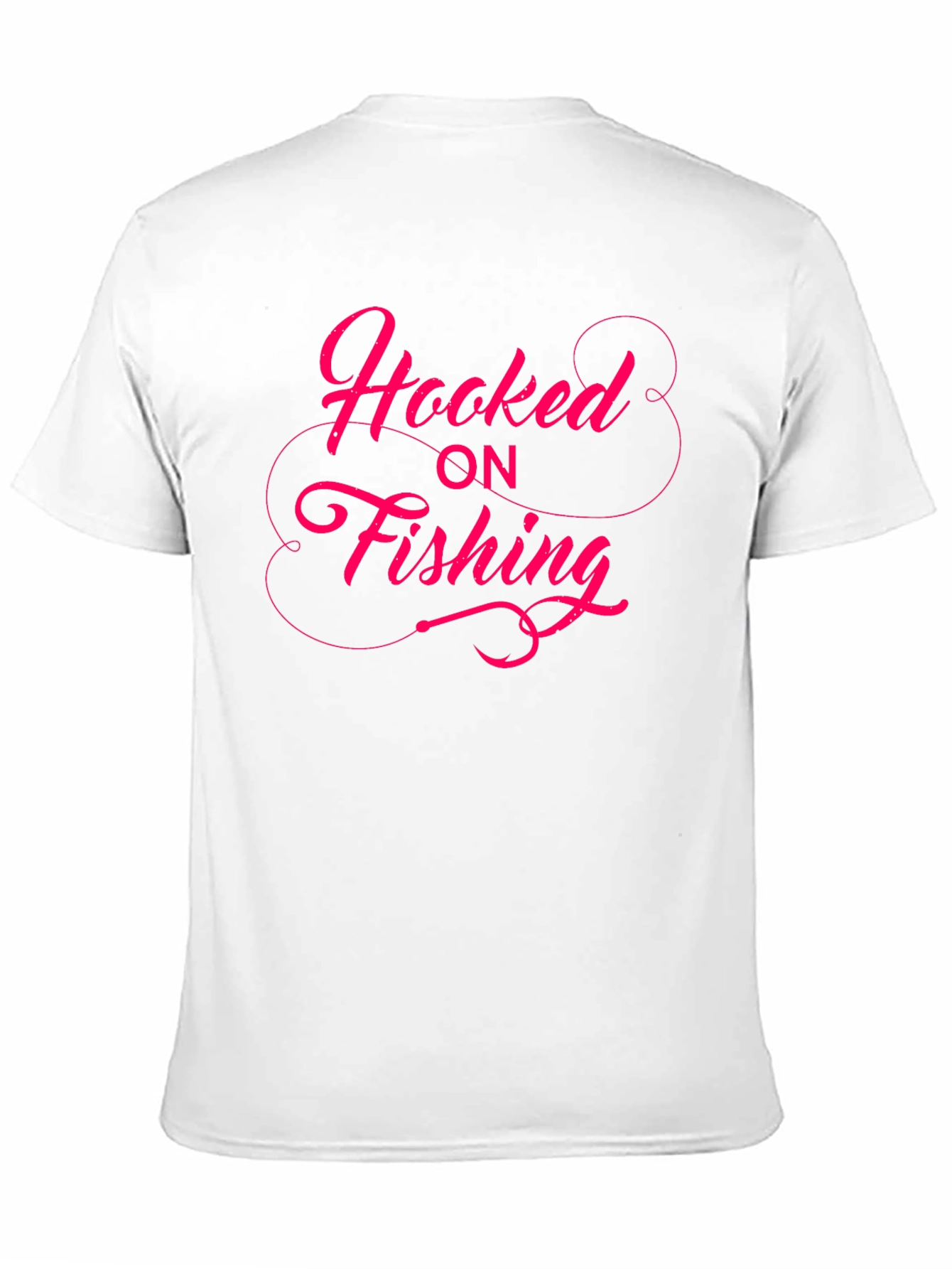 Hooked on Fishing Graphic Tee - Black T-Shirt