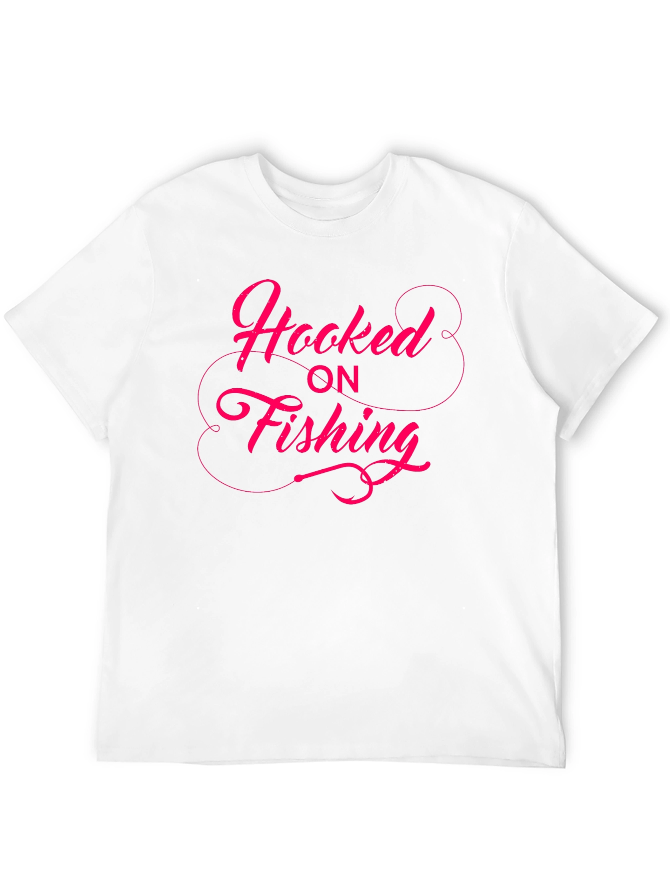 Hooked on Fishing Graphic Tee - Black T-Shirt