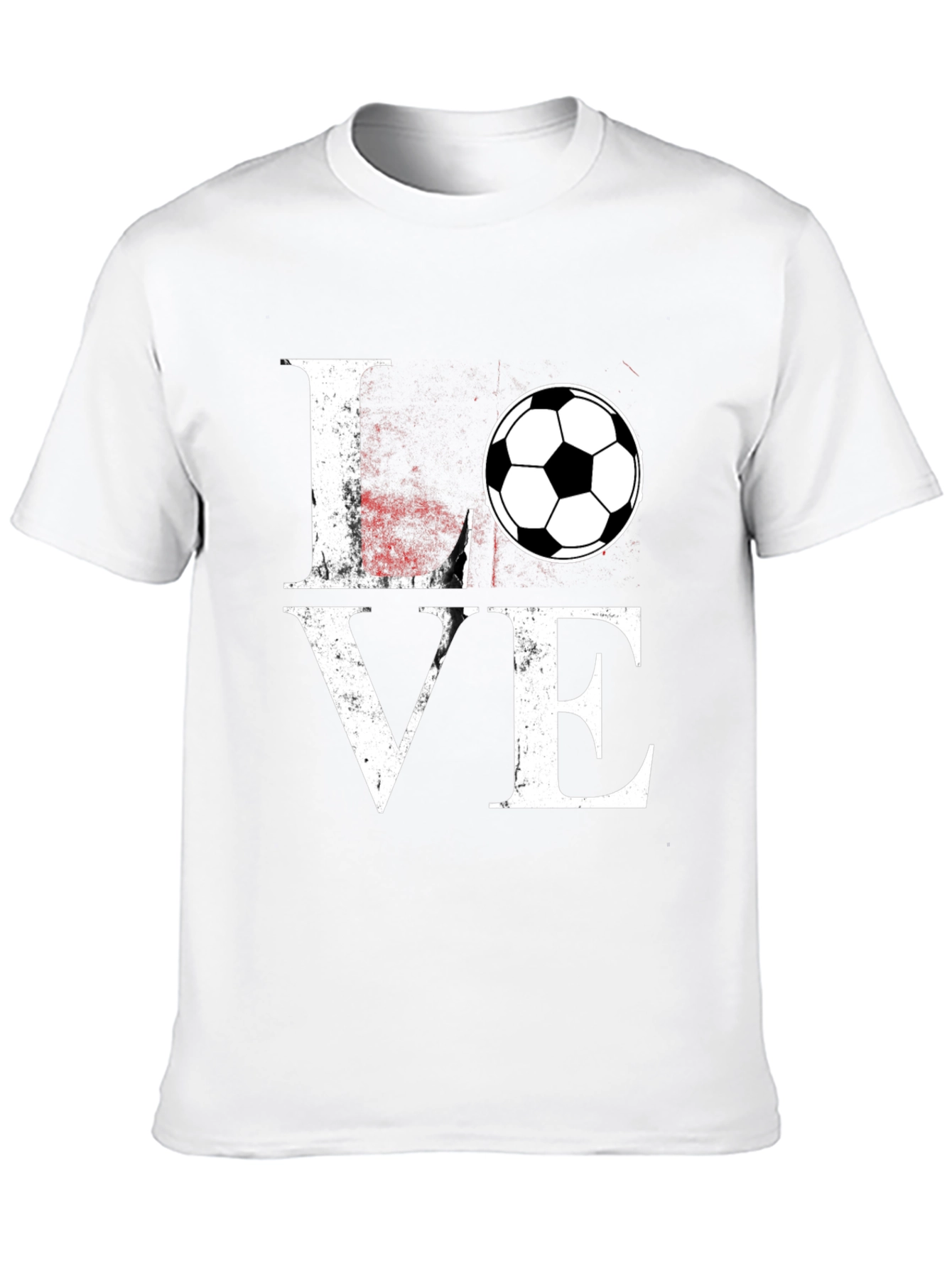 Soccer LOVE T-Shirt - Stylish Graphic Tee
