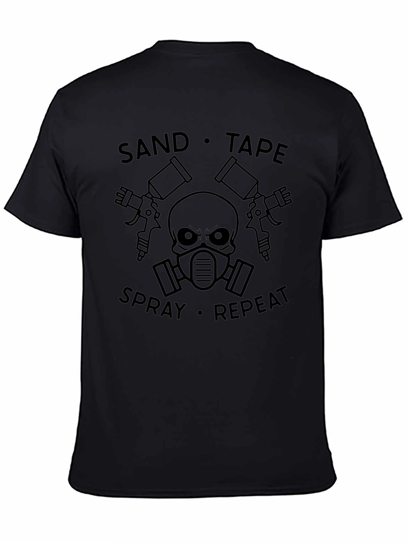 Sand Tape Spray Repeat T-Shirt