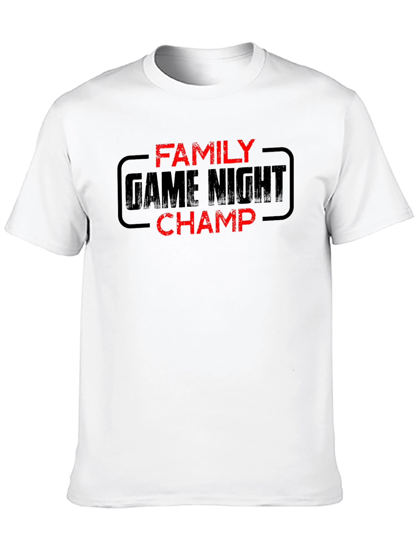 Family Game Night Champ Black T-Shirt