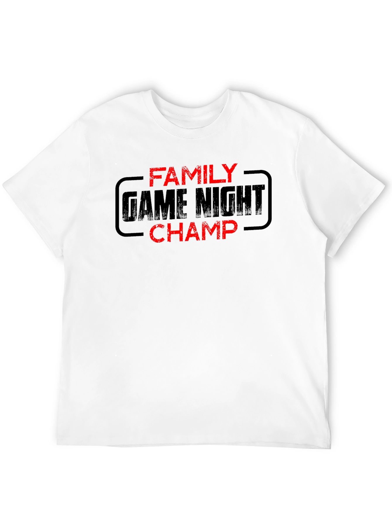 Family Game Night Champ Black T-Shirt