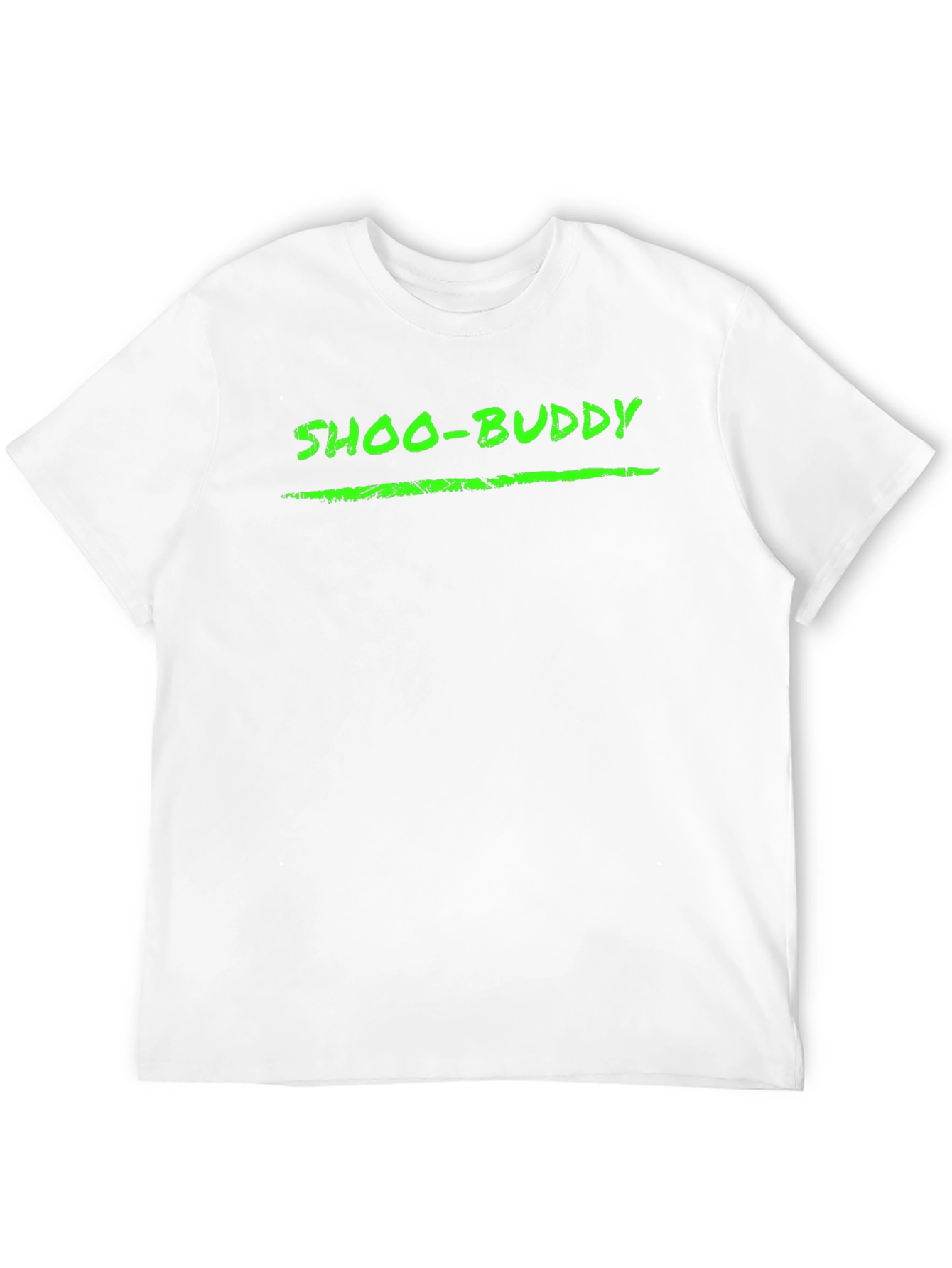 Shoo-Buddy Graphic Tee - Black Cotton Casual T-Shirt