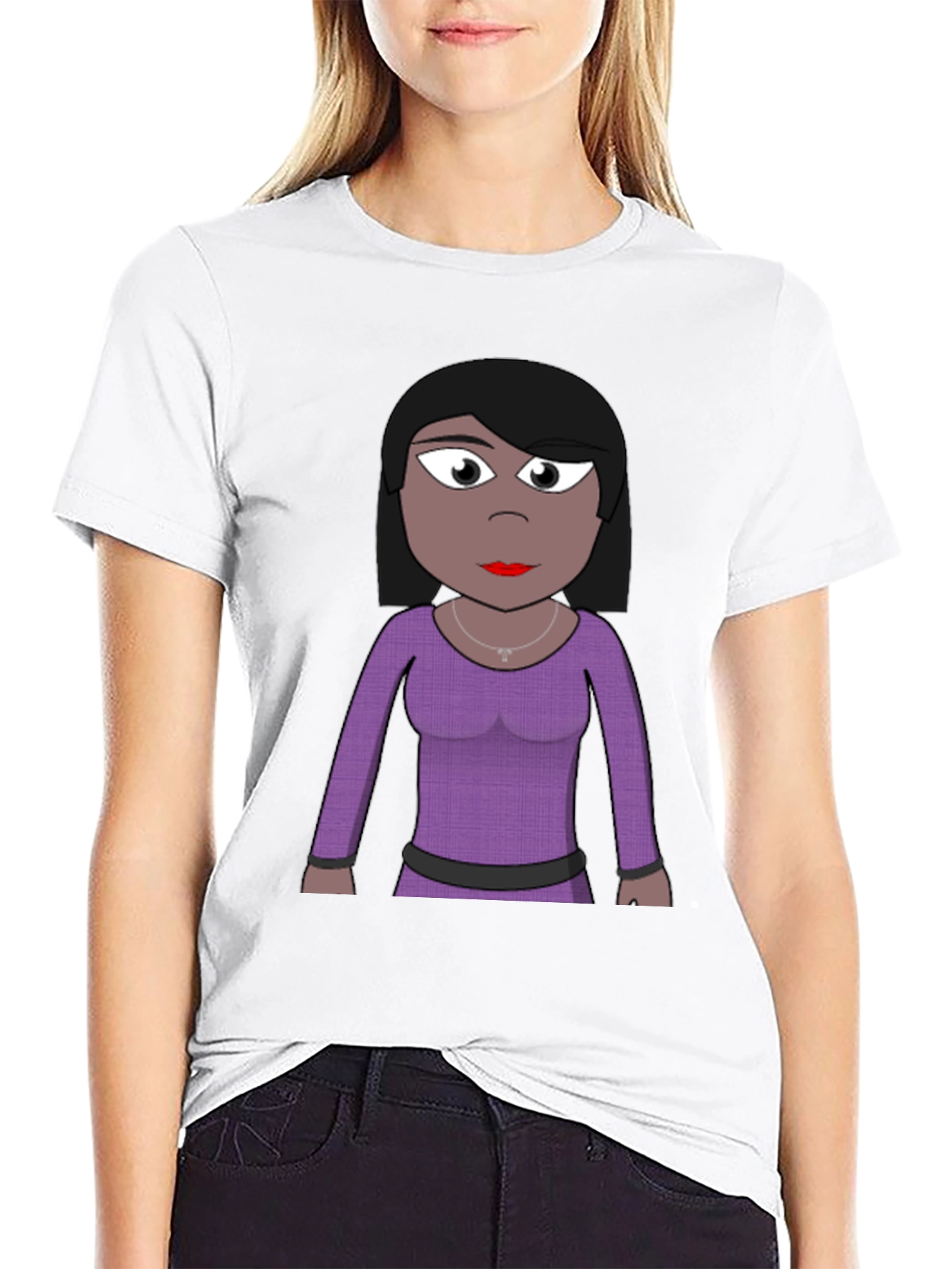 Cartoon Woman T-Shirt