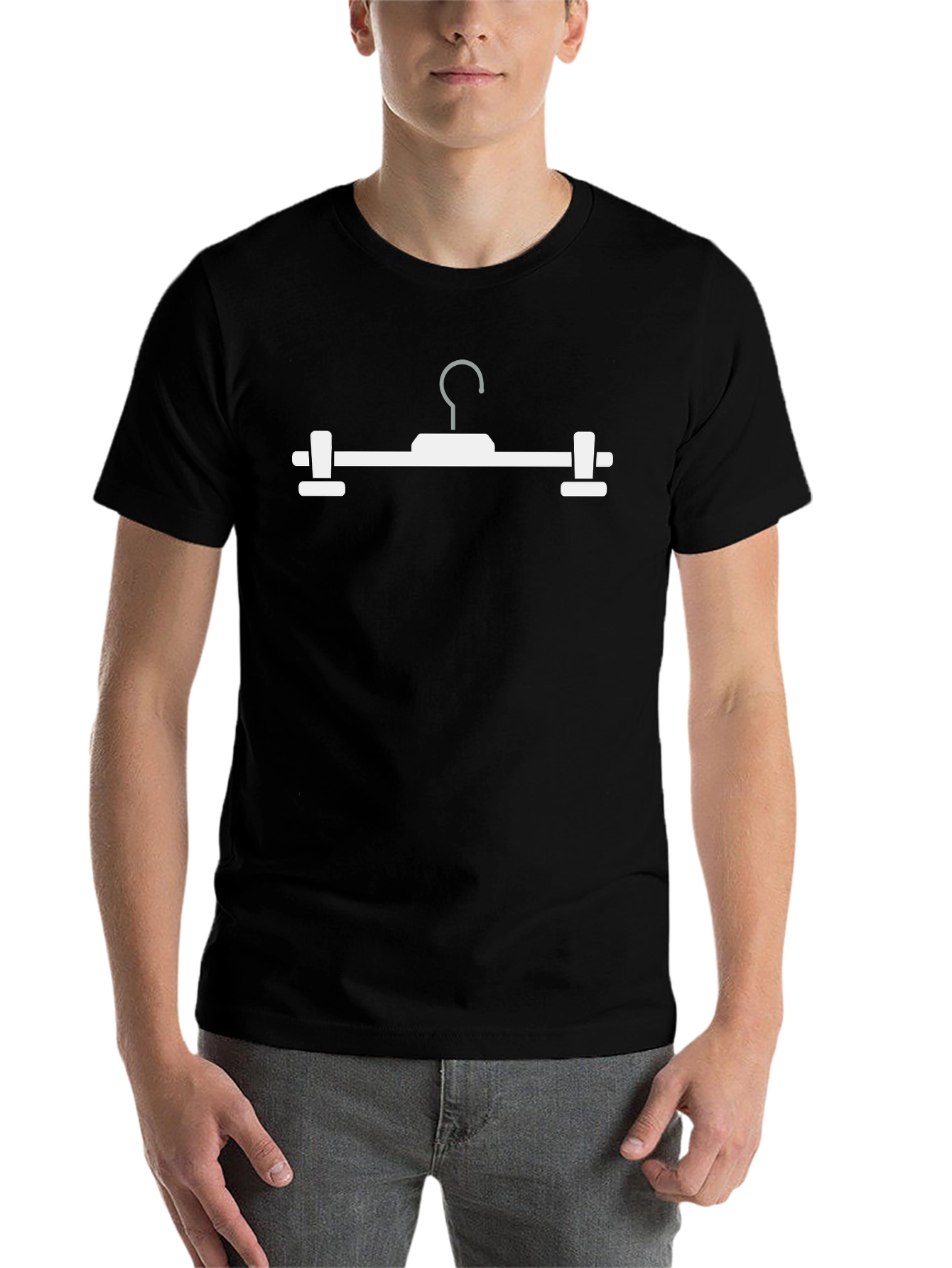 Hanger Graphic Tee - Casual Black Shirt