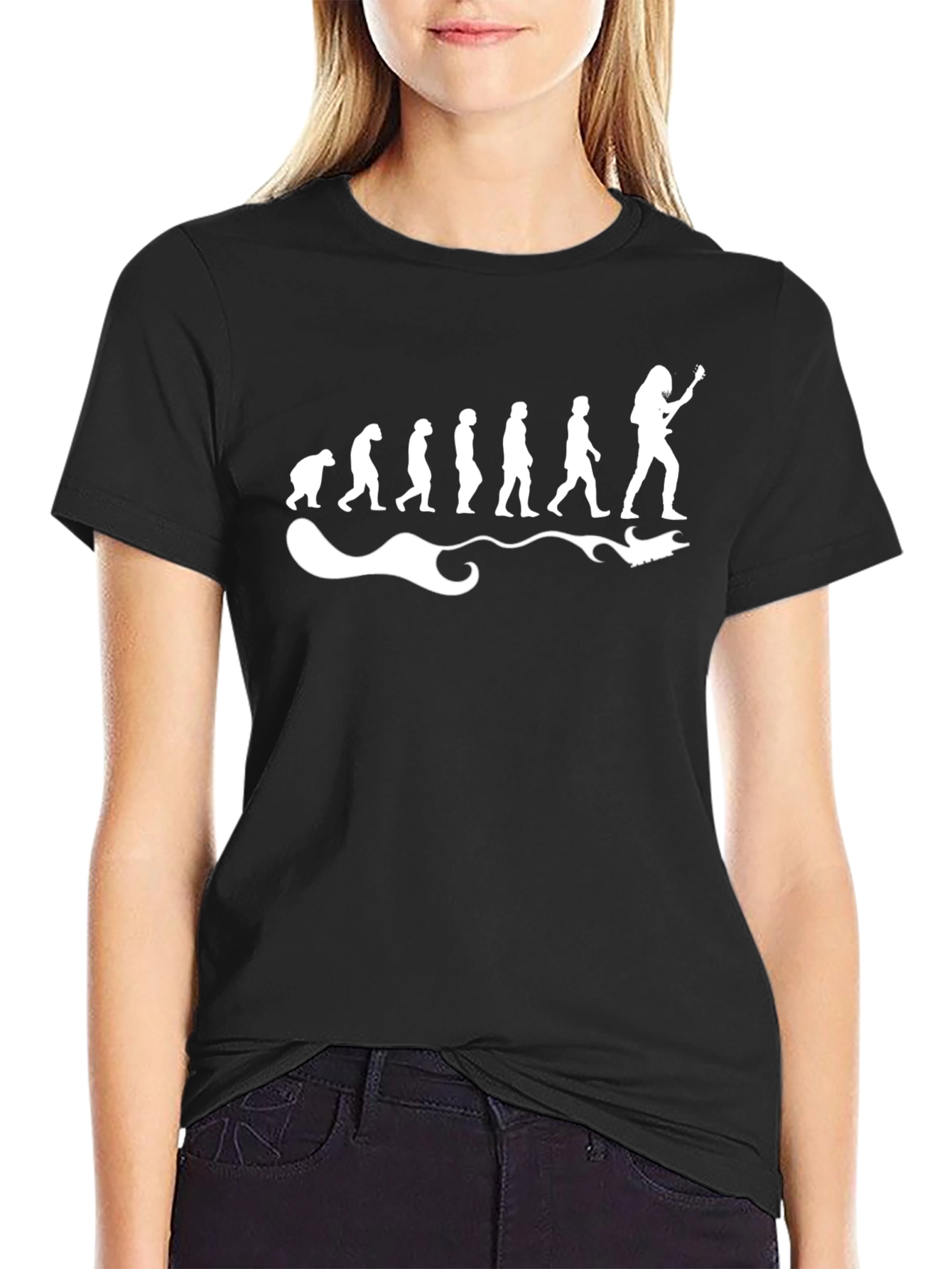 Evolution of Rocker T-Shirt - Black