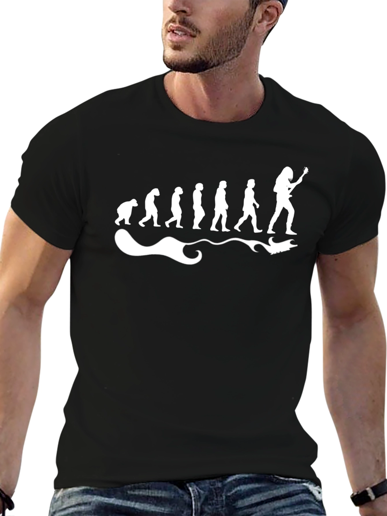 Evolution of Rocker T-Shirt - Black