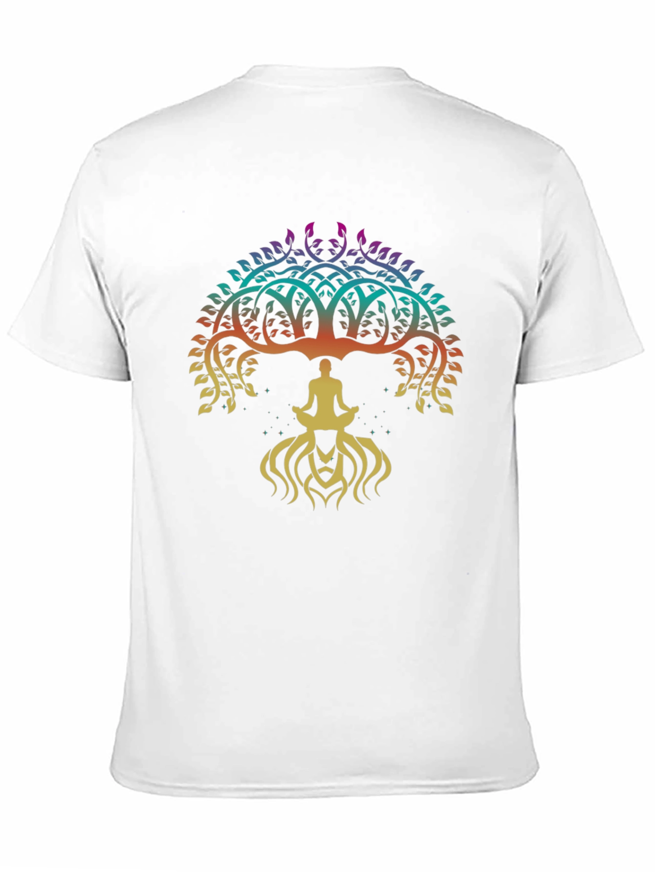 Tree of Life Yoga Meditation Mens T-Shirt