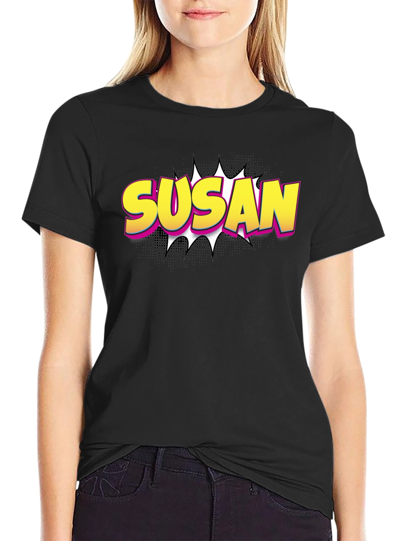 Susan Comic Style Graphic Tee