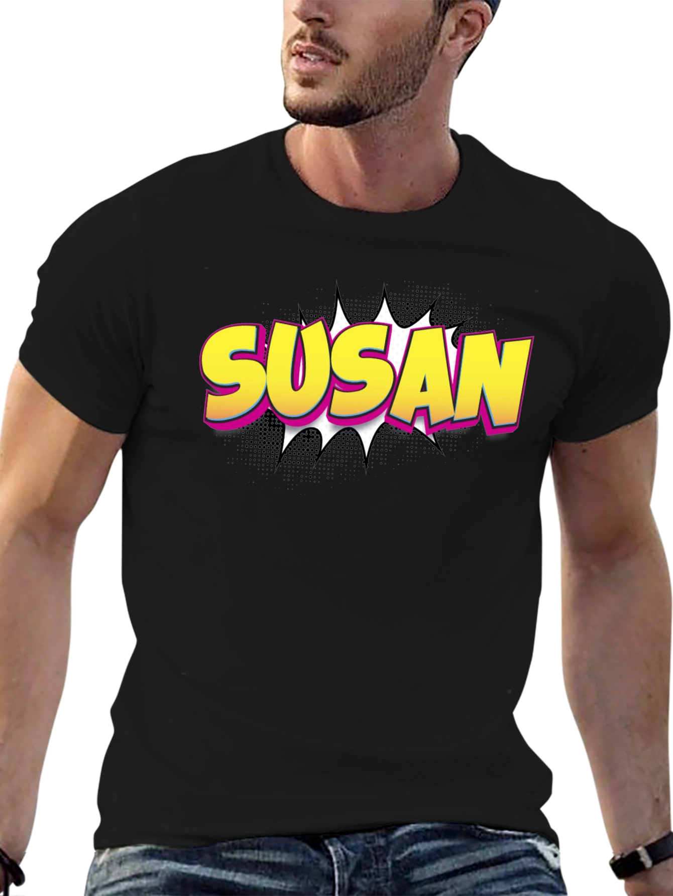 Susan Comic Style Graphic Tee