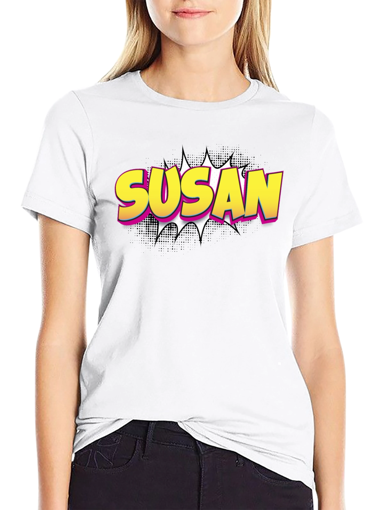 Susan Comic Style Graphic Tee