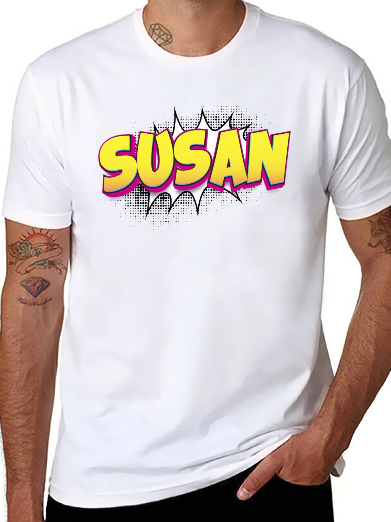 Susan Comic Style Graphic Tee
