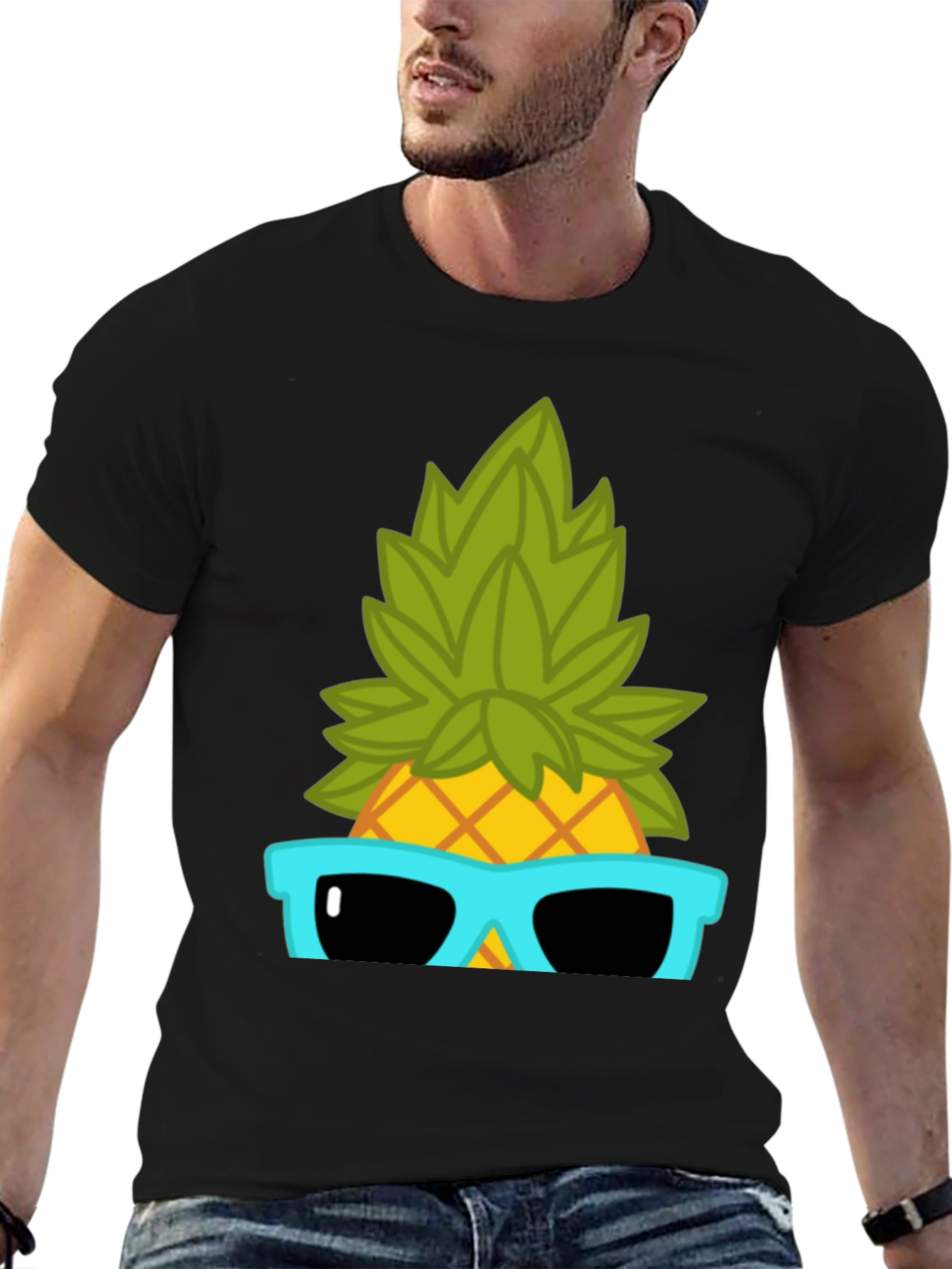 Cool Pineapple Graphic T-Shirt - Summer Vibes