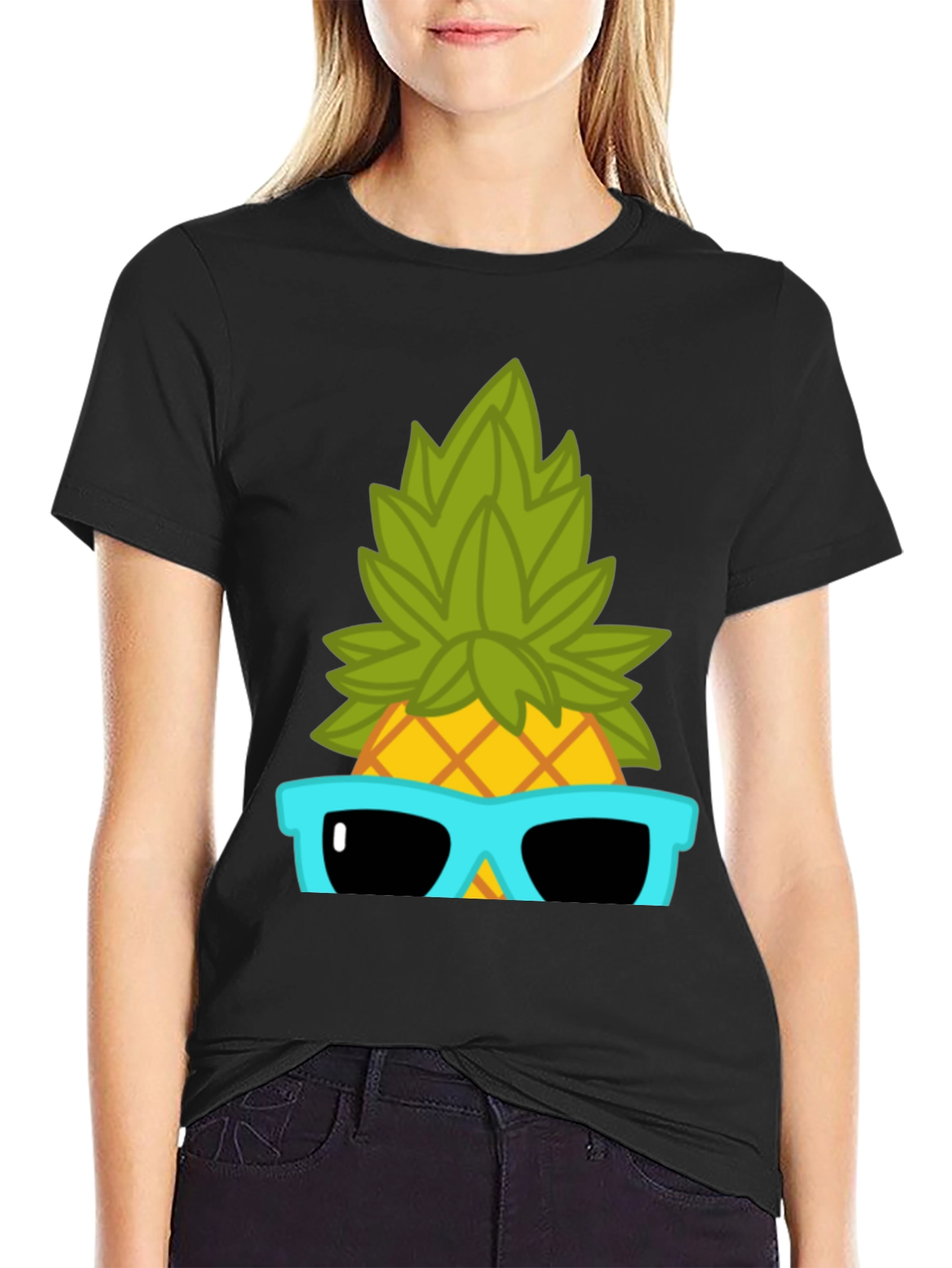 Cool Pineapple Graphic T-Shirt - Summer Vibes