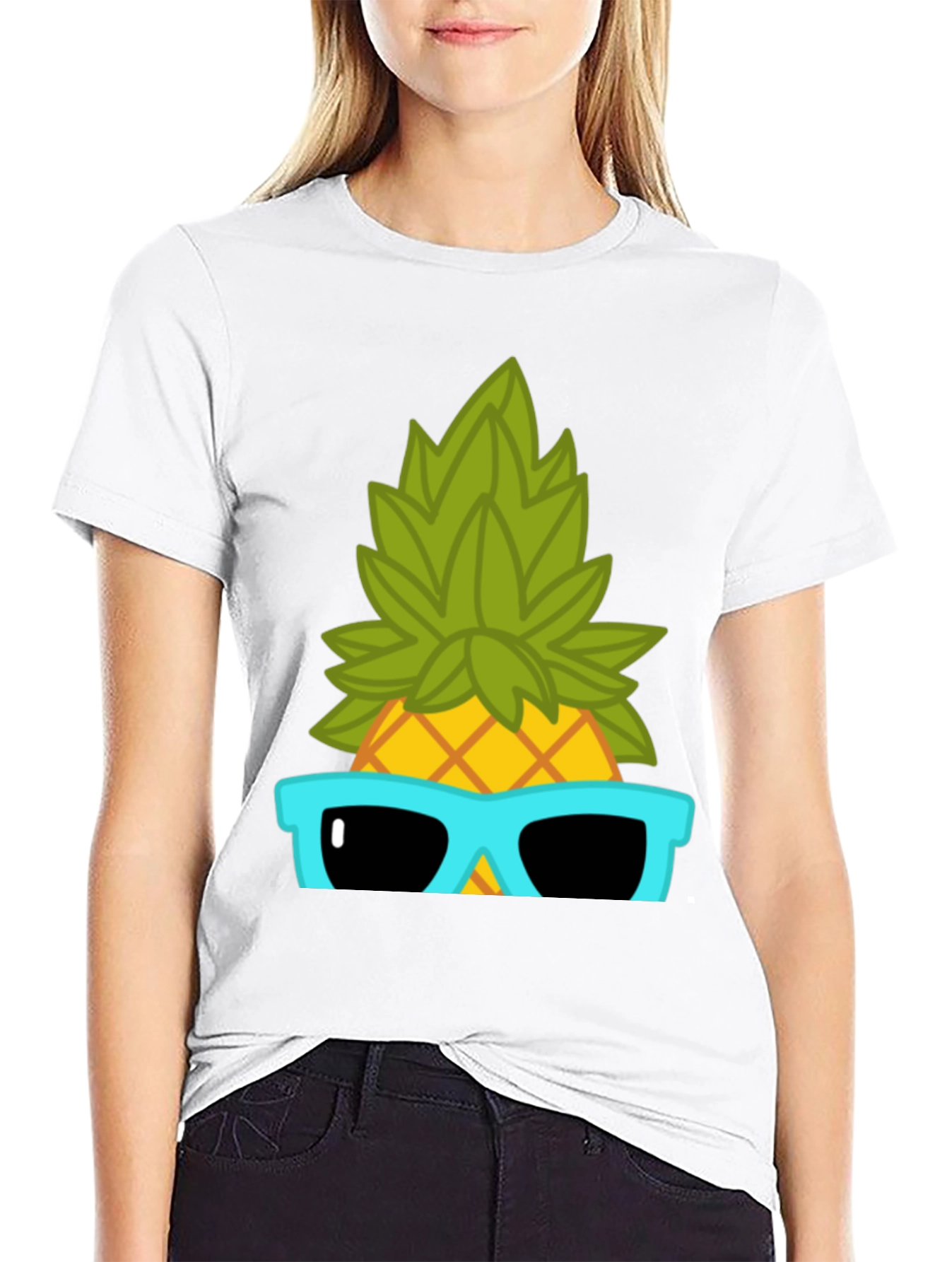 Cool Pineapple Graphic T-Shirt - Summer Vibes