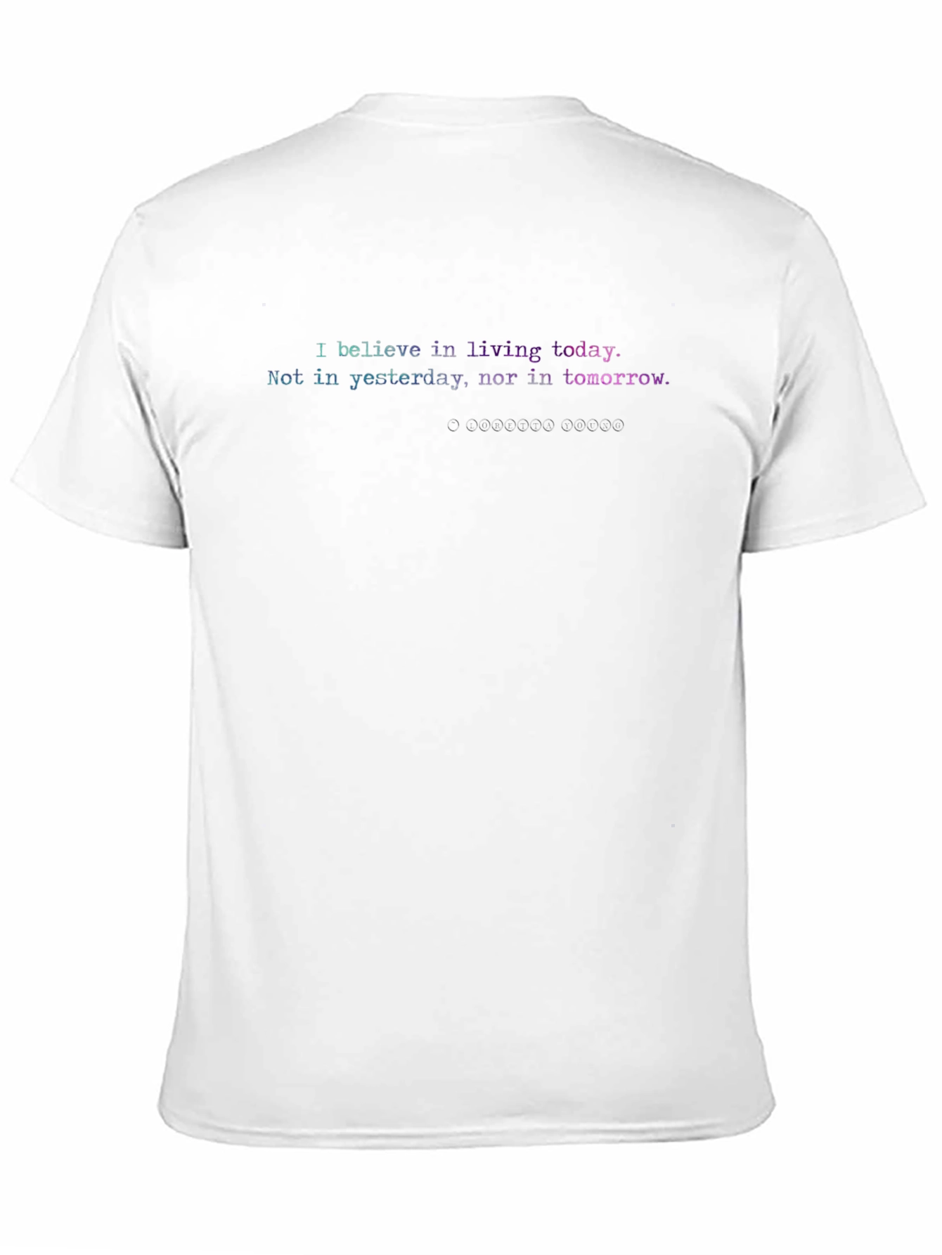 Live Today Graphic Tee - Black Casual T-Shirt