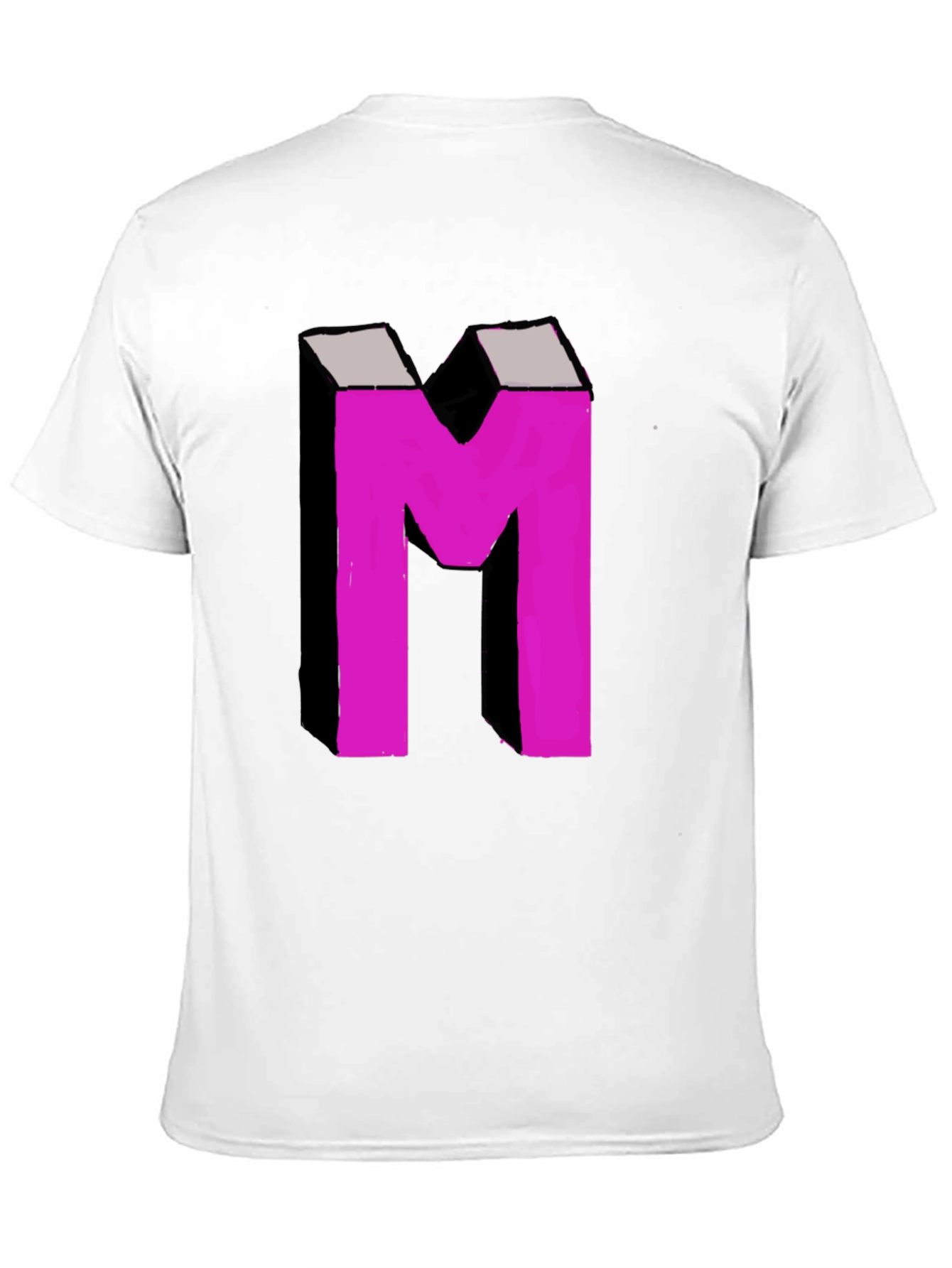 Bold M Graphic Tee - Black