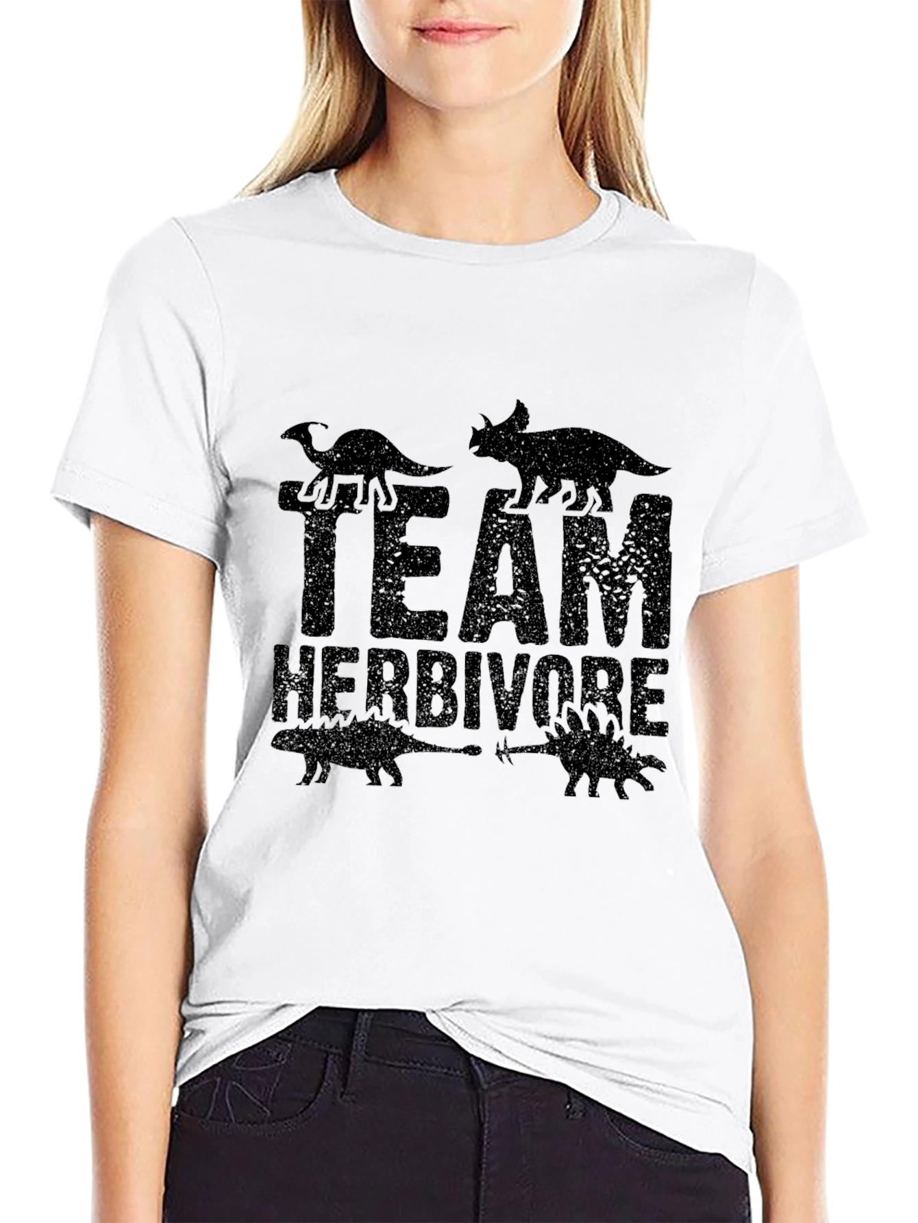 Team Herbivore Black Graphic T-Shirt