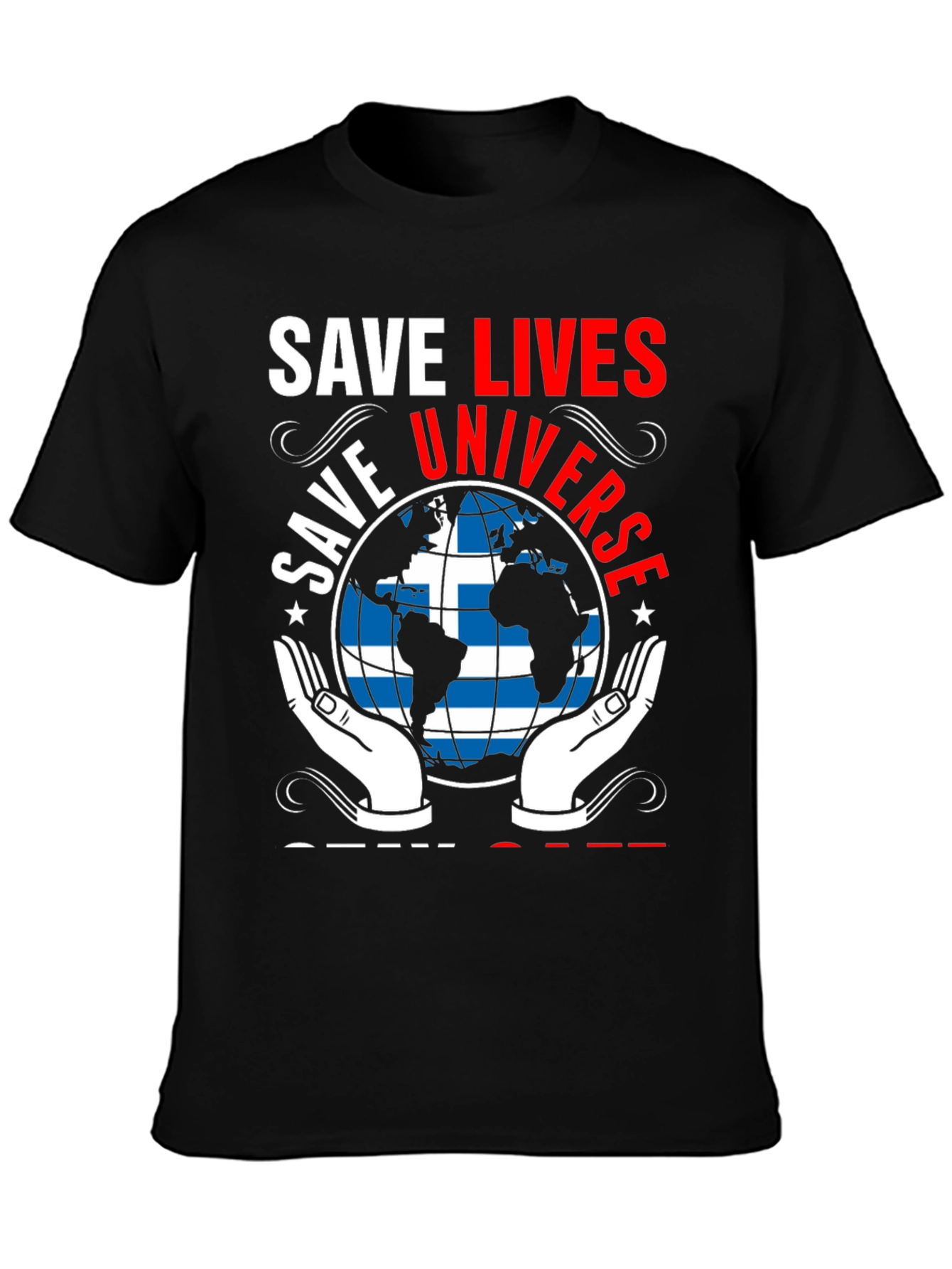 Save Lives Universe Graphic T-Shirt