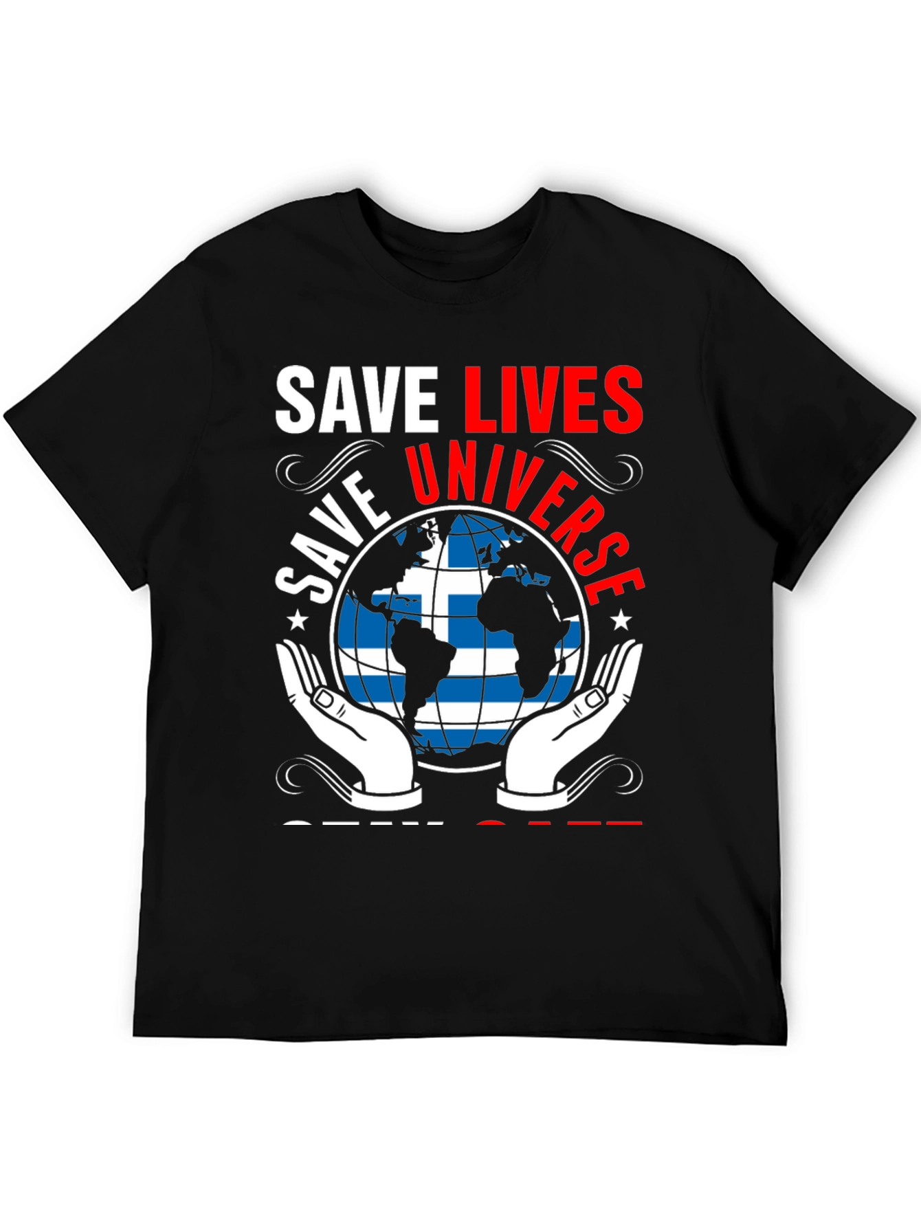 Save Lives Universe Graphic T-Shirt