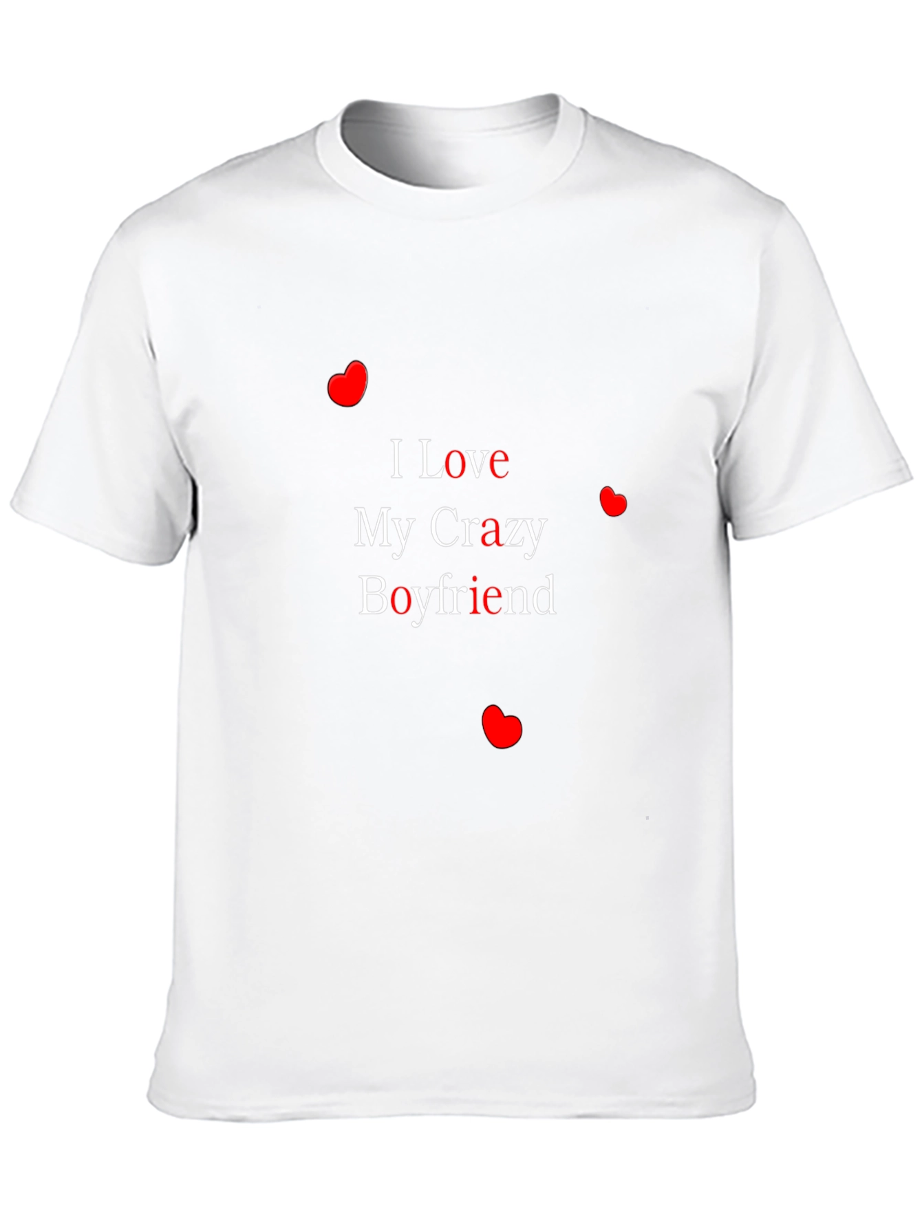 I Love My Crazy Boyfriend Graphic Tee