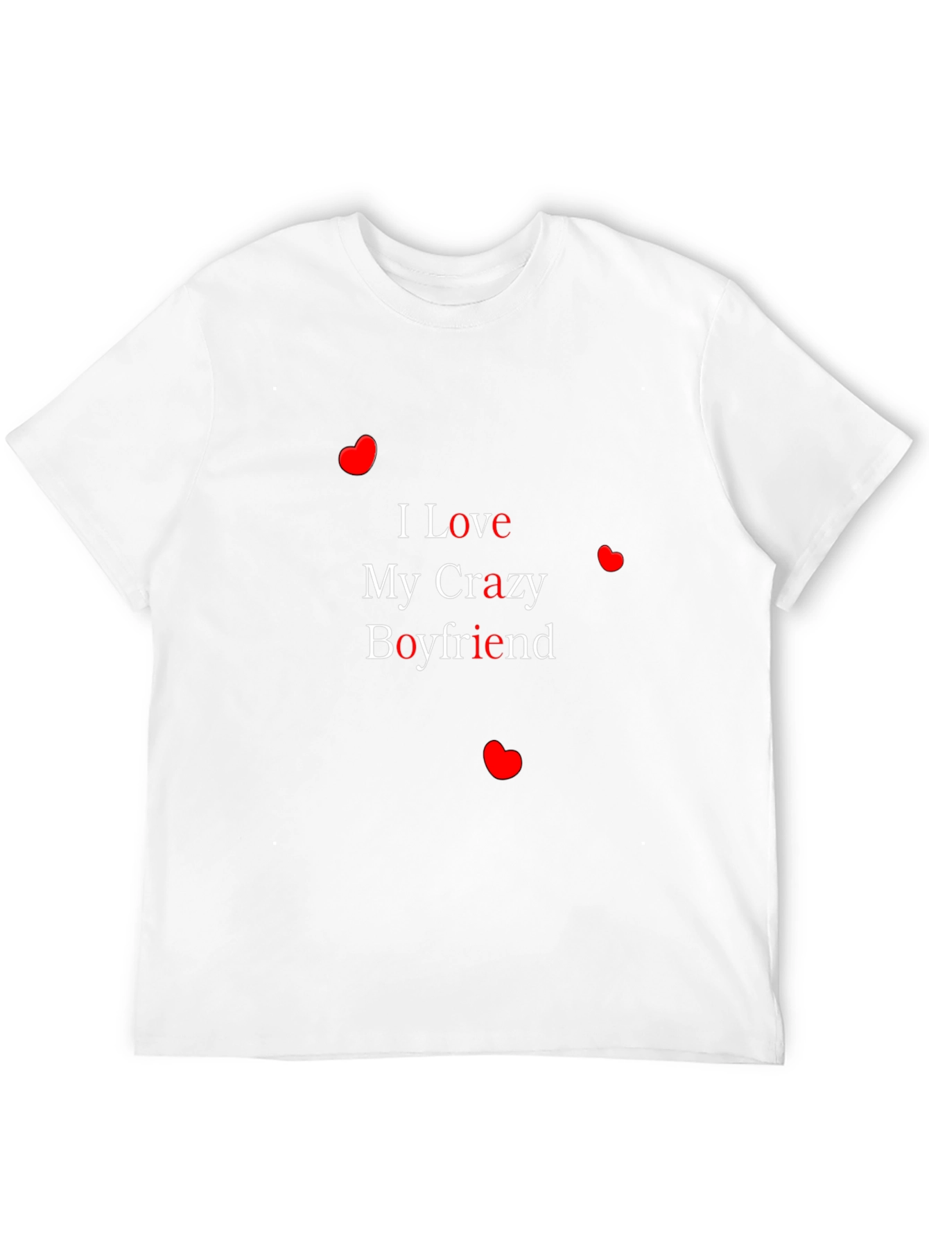 I Love My Crazy Boyfriend Graphic Tee
