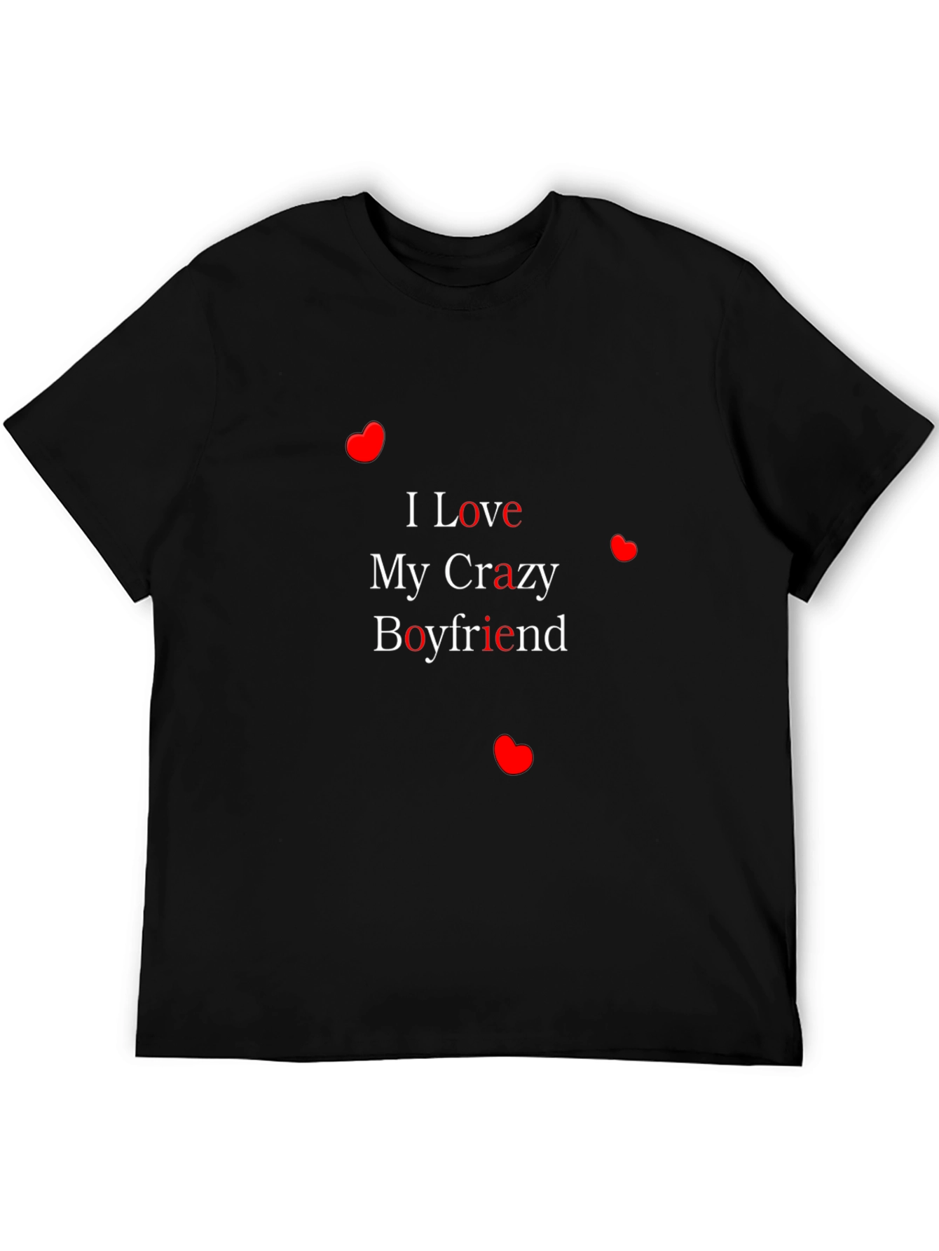 I Love My Crazy Boyfriend Graphic Tee