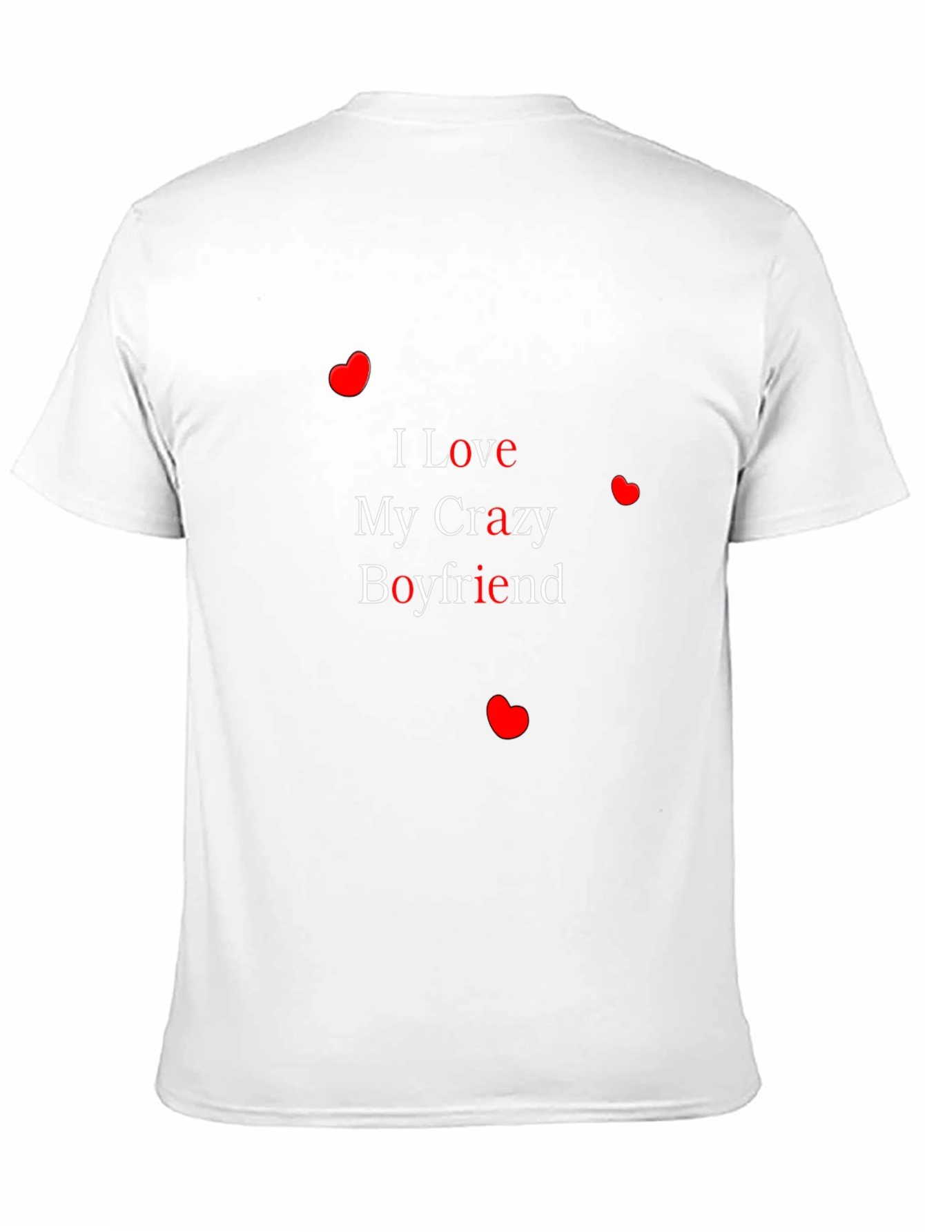 I Love My Crazy Boyfriend Graphic Tee