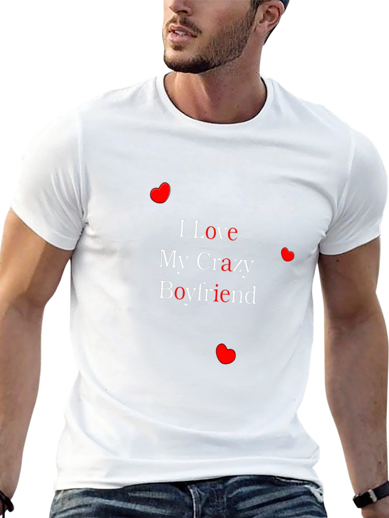 I Love My Crazy Boyfriend Graphic Tee