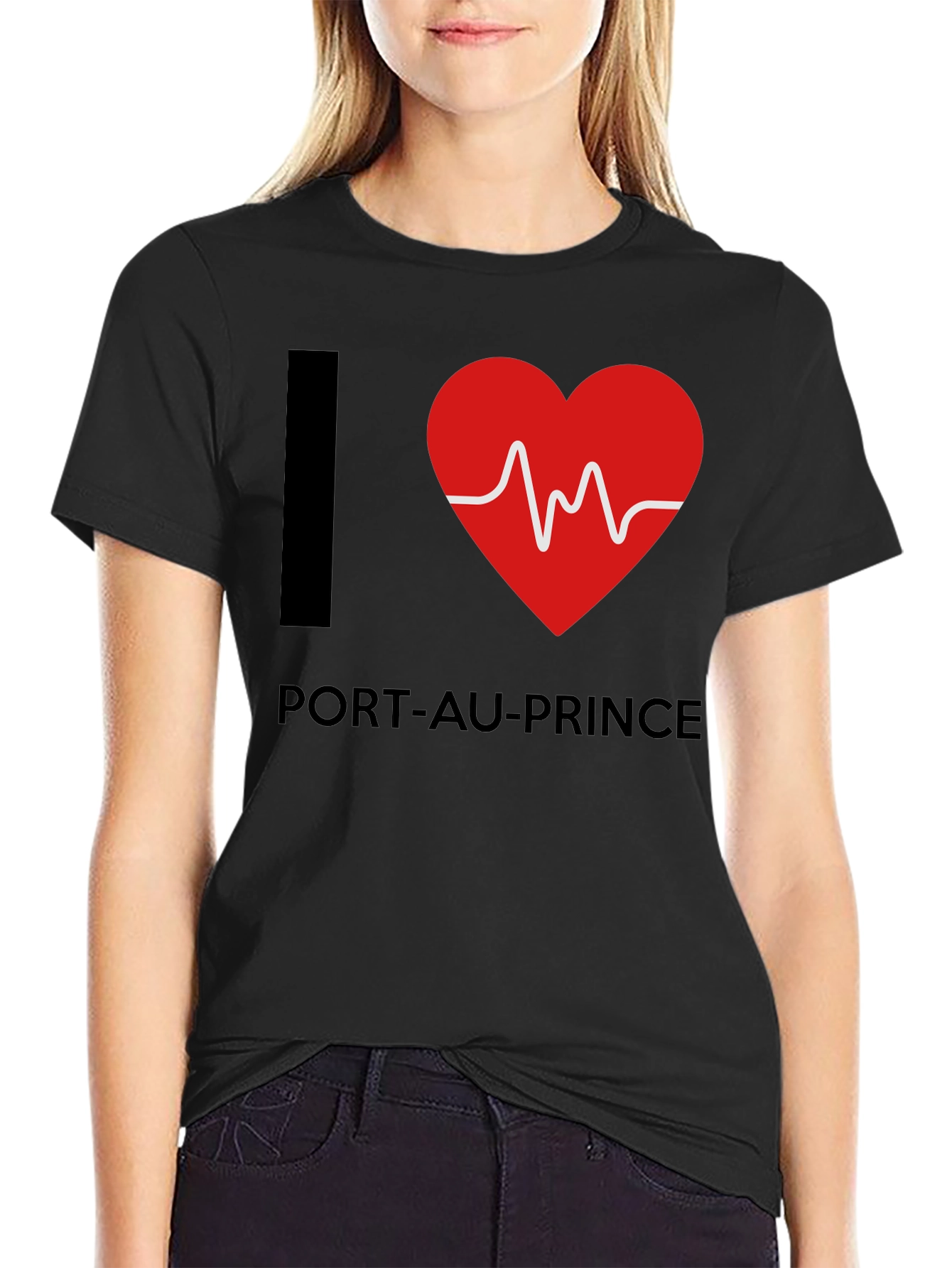 I Heart Port-au-Prince Black T-Shirt