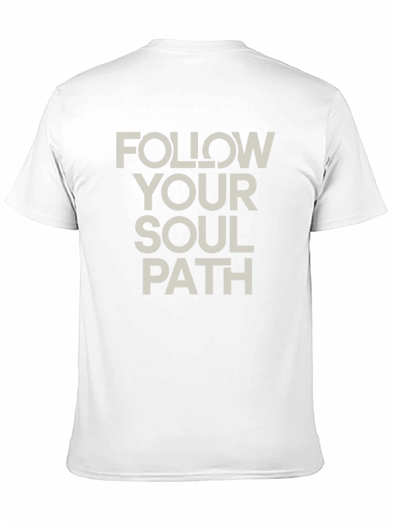 Follow Your Soul Path Black Graphic T-Shirt