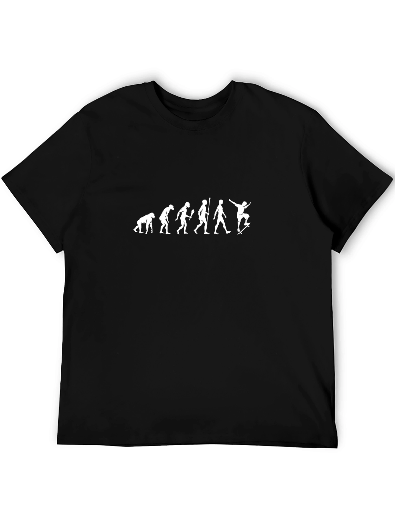 Evolution of Skateboarding T-Shirt - Black