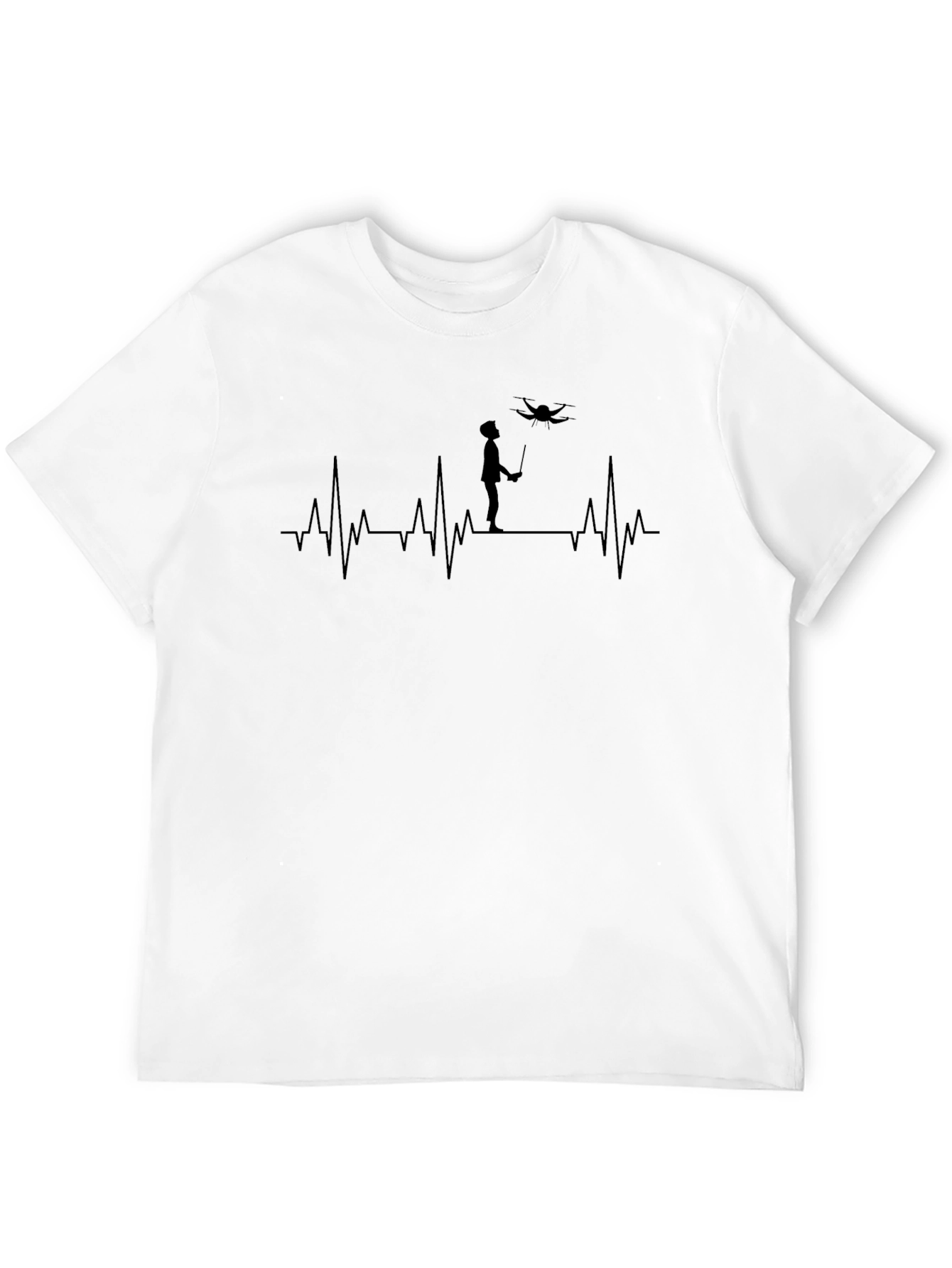 Drone Heartbeat T-Shirt - Pilot Gift