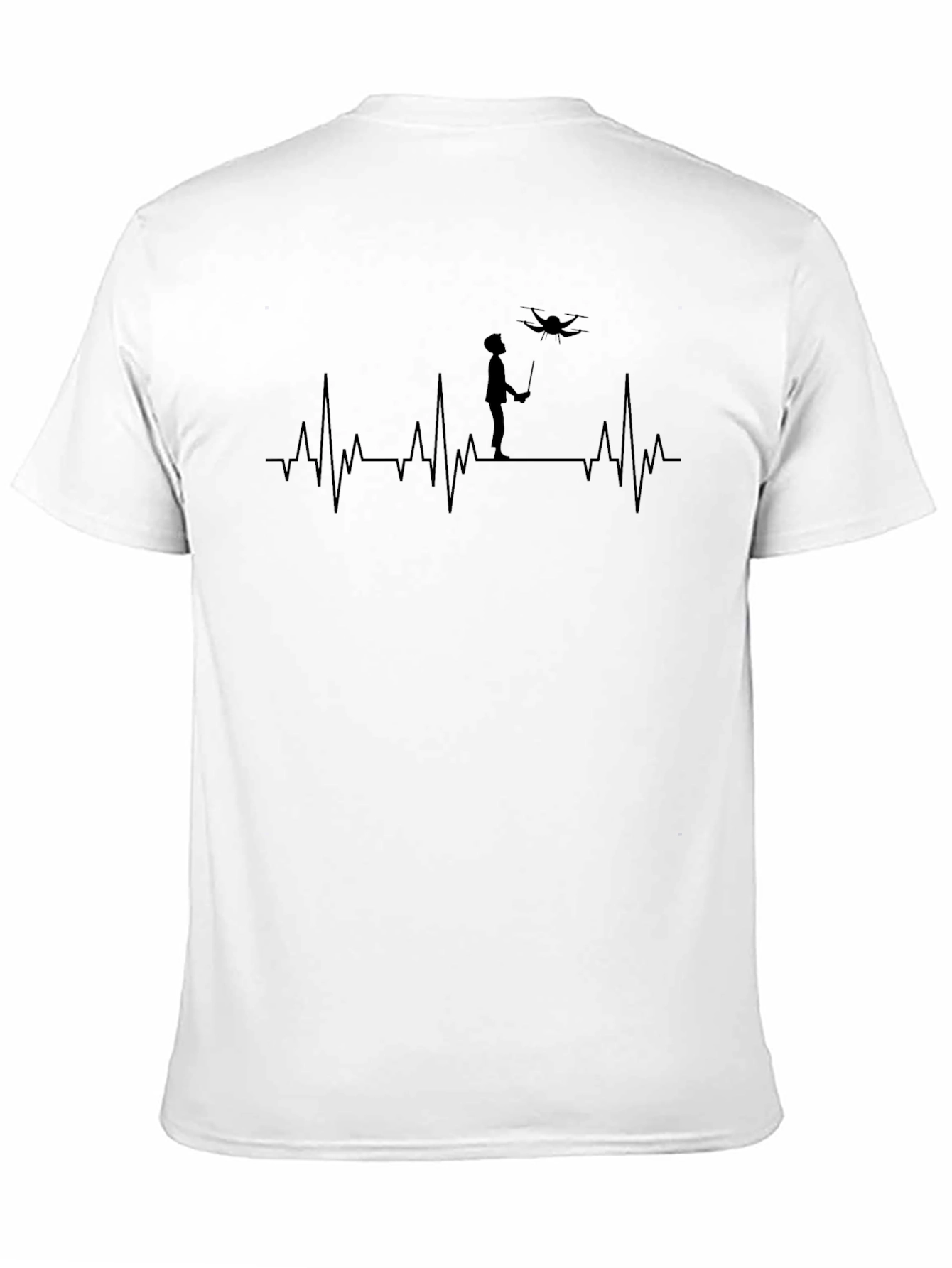 Drone Heartbeat T-Shirt - Pilot Gift