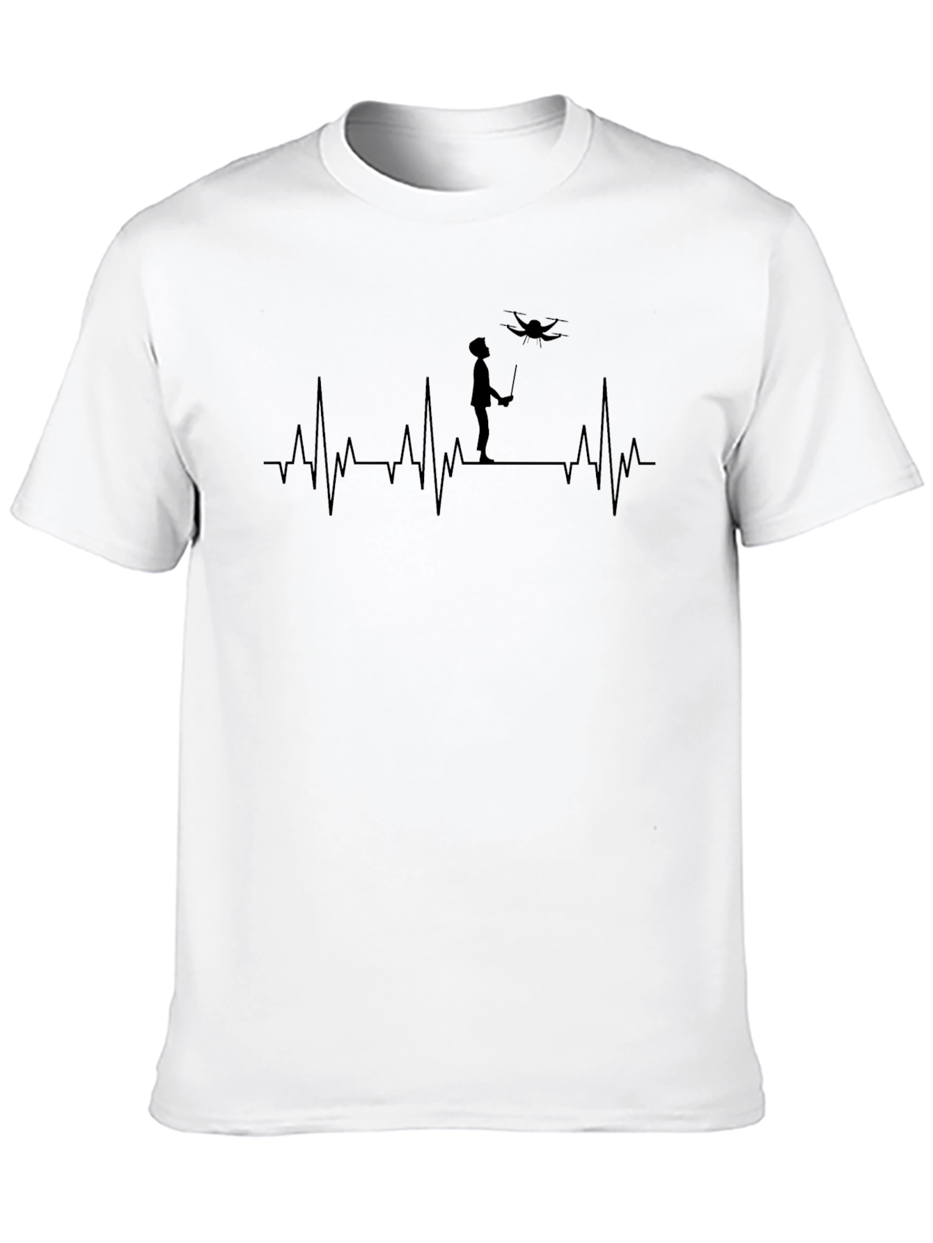 Drone Heartbeat T-Shirt - Pilot Gift