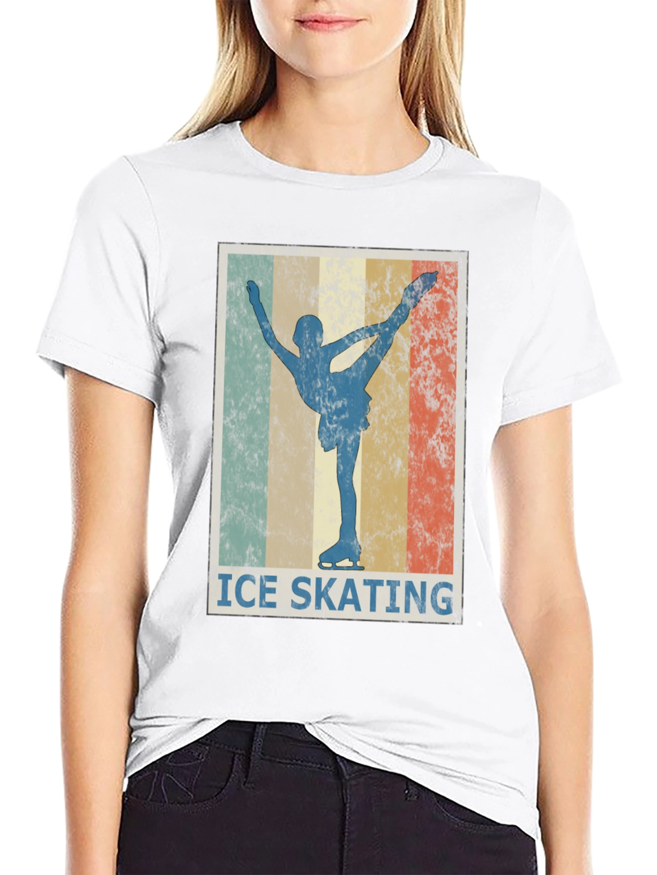 Retro Ice Skating T-Shirt