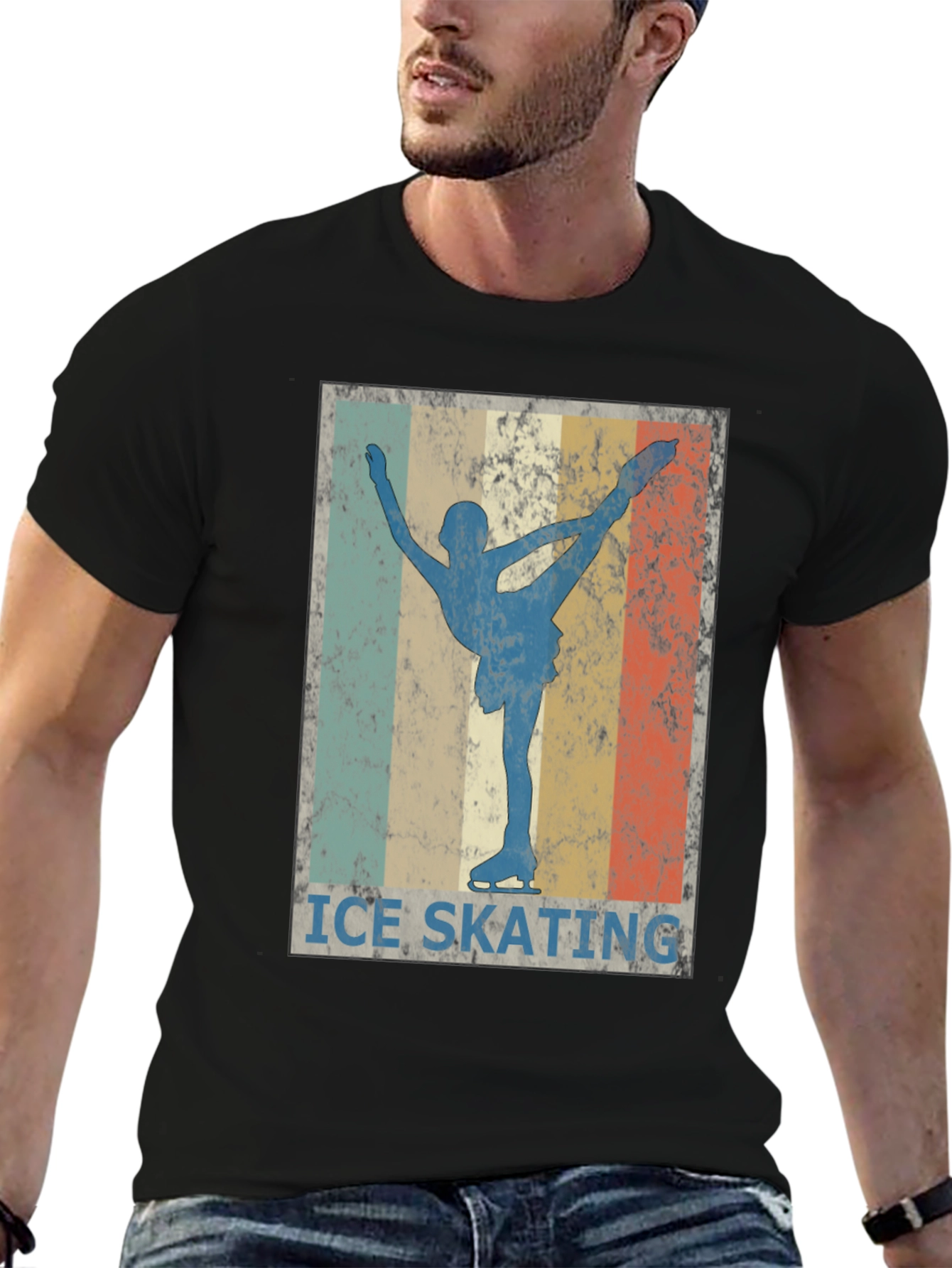 Retro Ice Skating T-Shirt