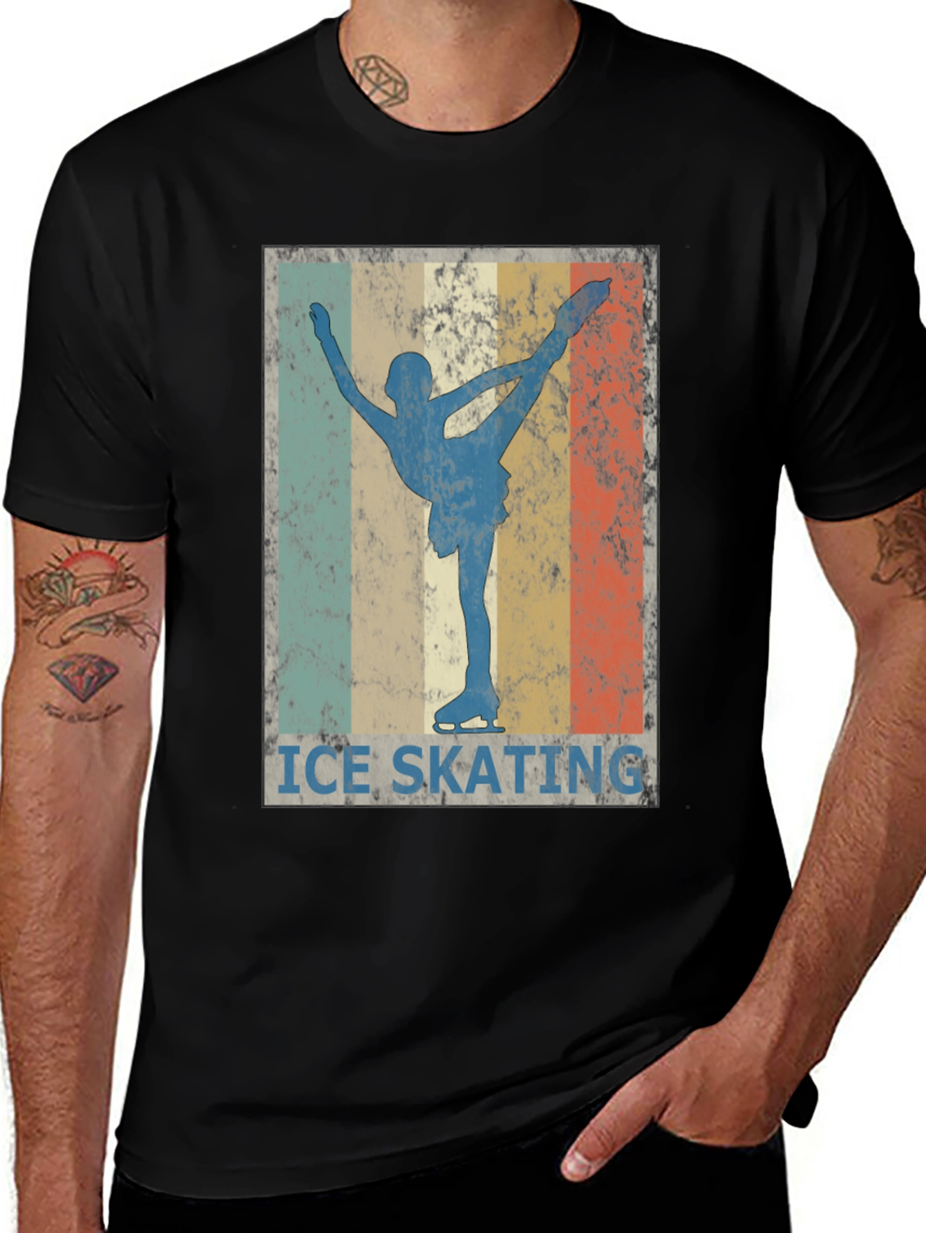 Retro Ice Skating T-Shirt