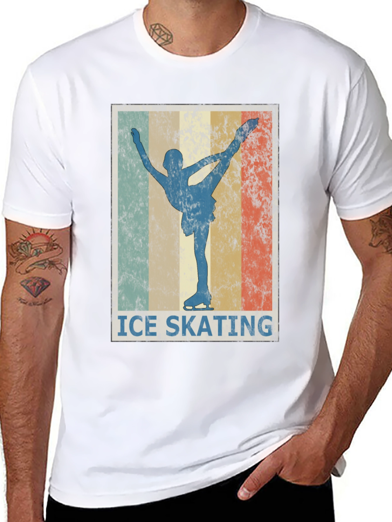 Retro Ice Skating T-Shirt