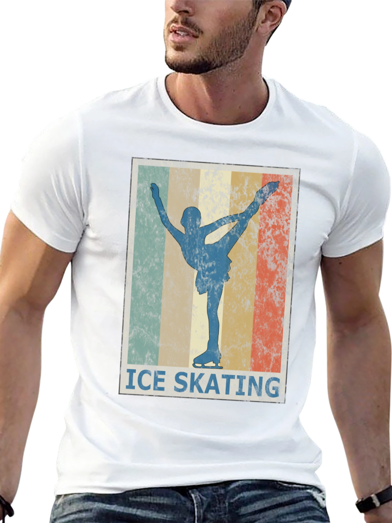 Retro Ice Skating T-Shirt
