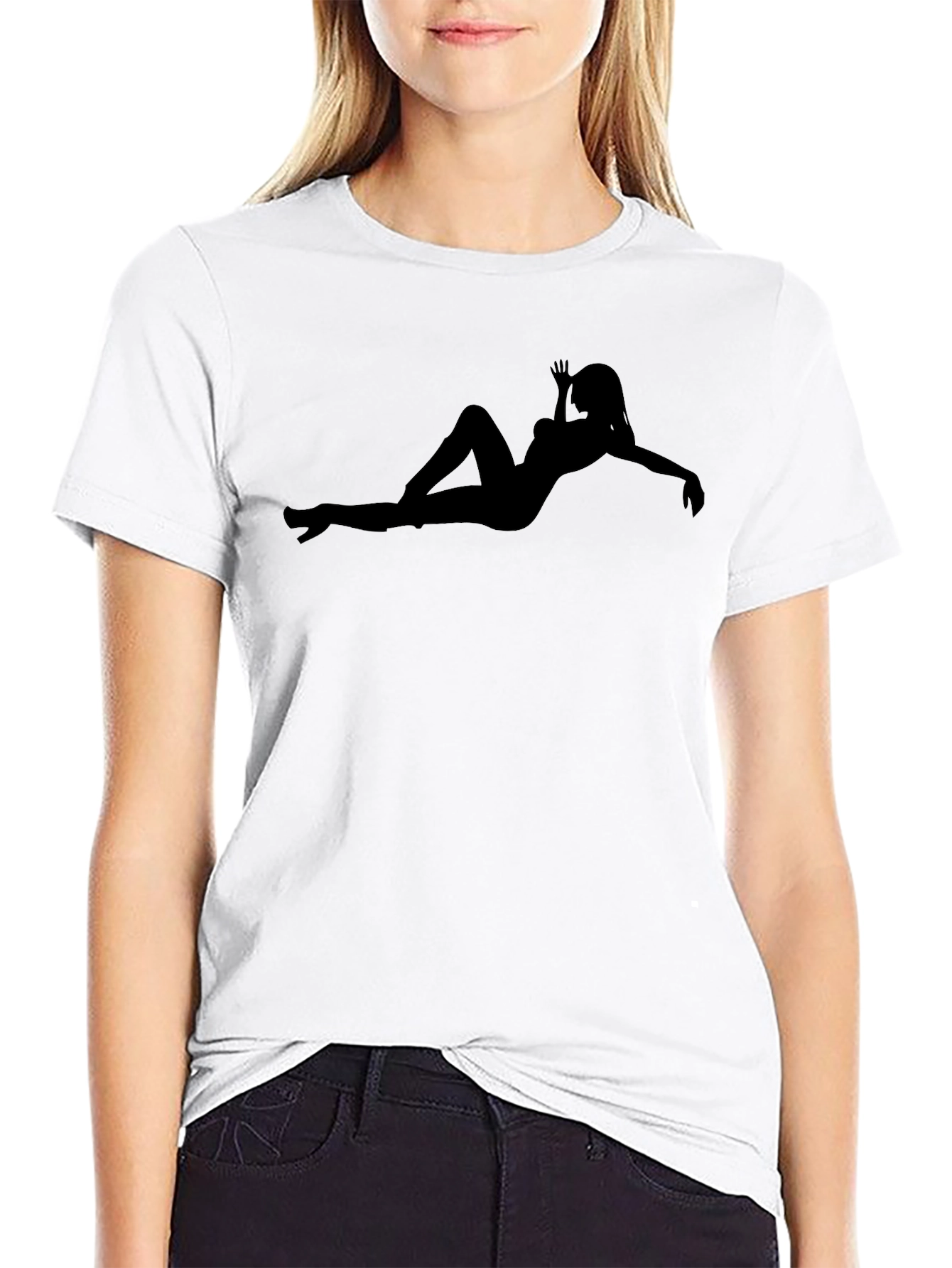 Silhouette Tee: Relaxed Fit Soft Cotton Blend