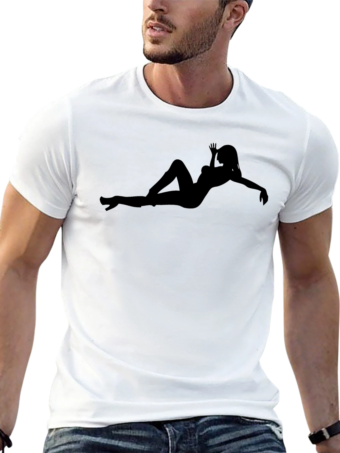 Silhouette Tee: Relaxed Fit Soft Cotton Blend