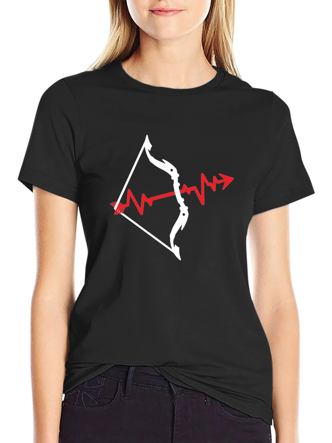 Archers Heartbeat Tee - Black