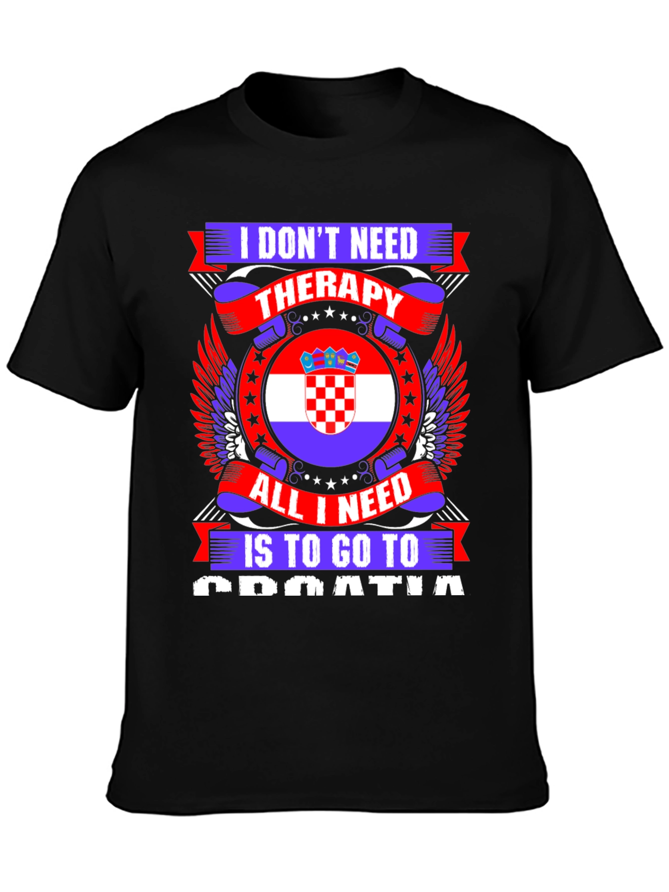 Croatia Therapy T-Shirt