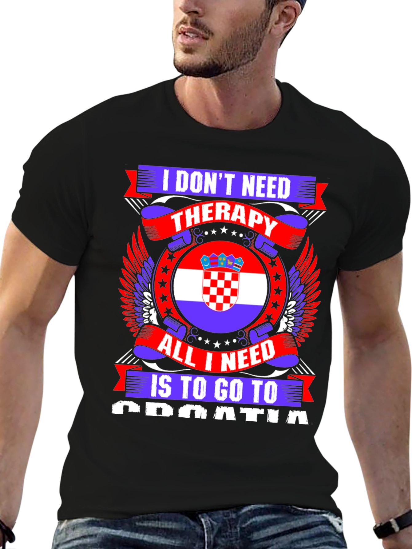 Croatia Therapy T-Shirt