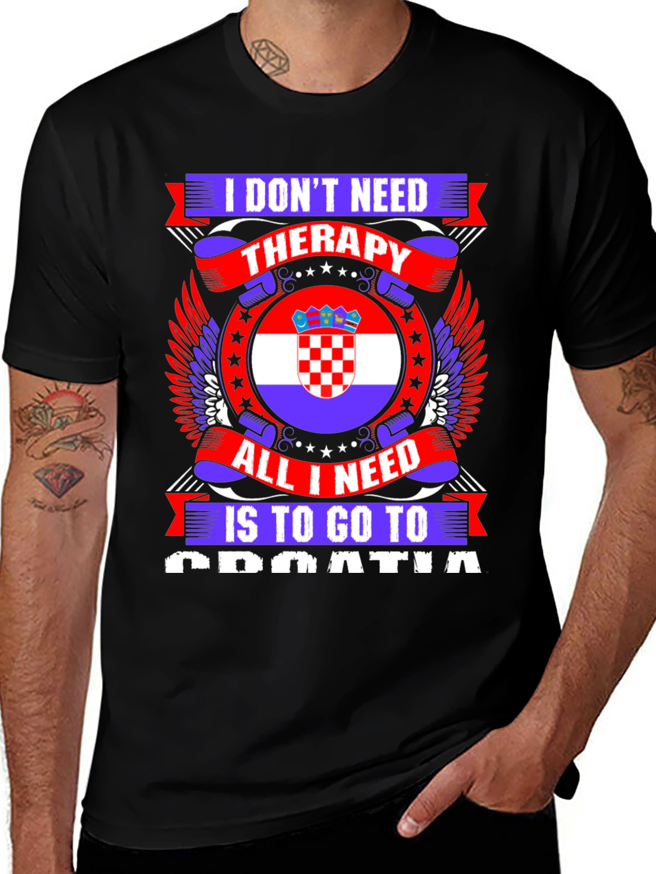 Croatia Therapy T-Shirt