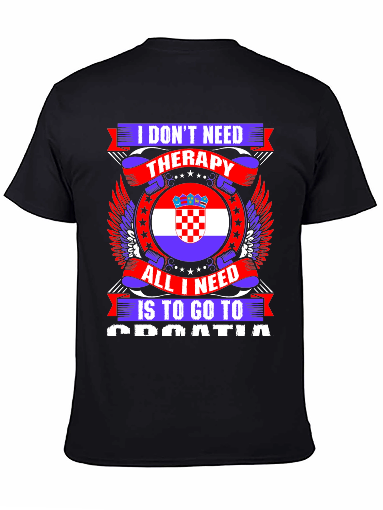 Croatia Therapy T-Shirt