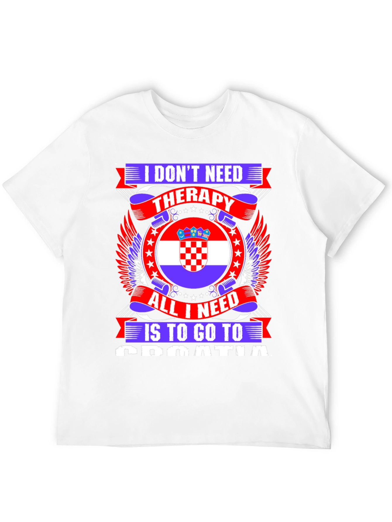 Croatia Therapy T-Shirt